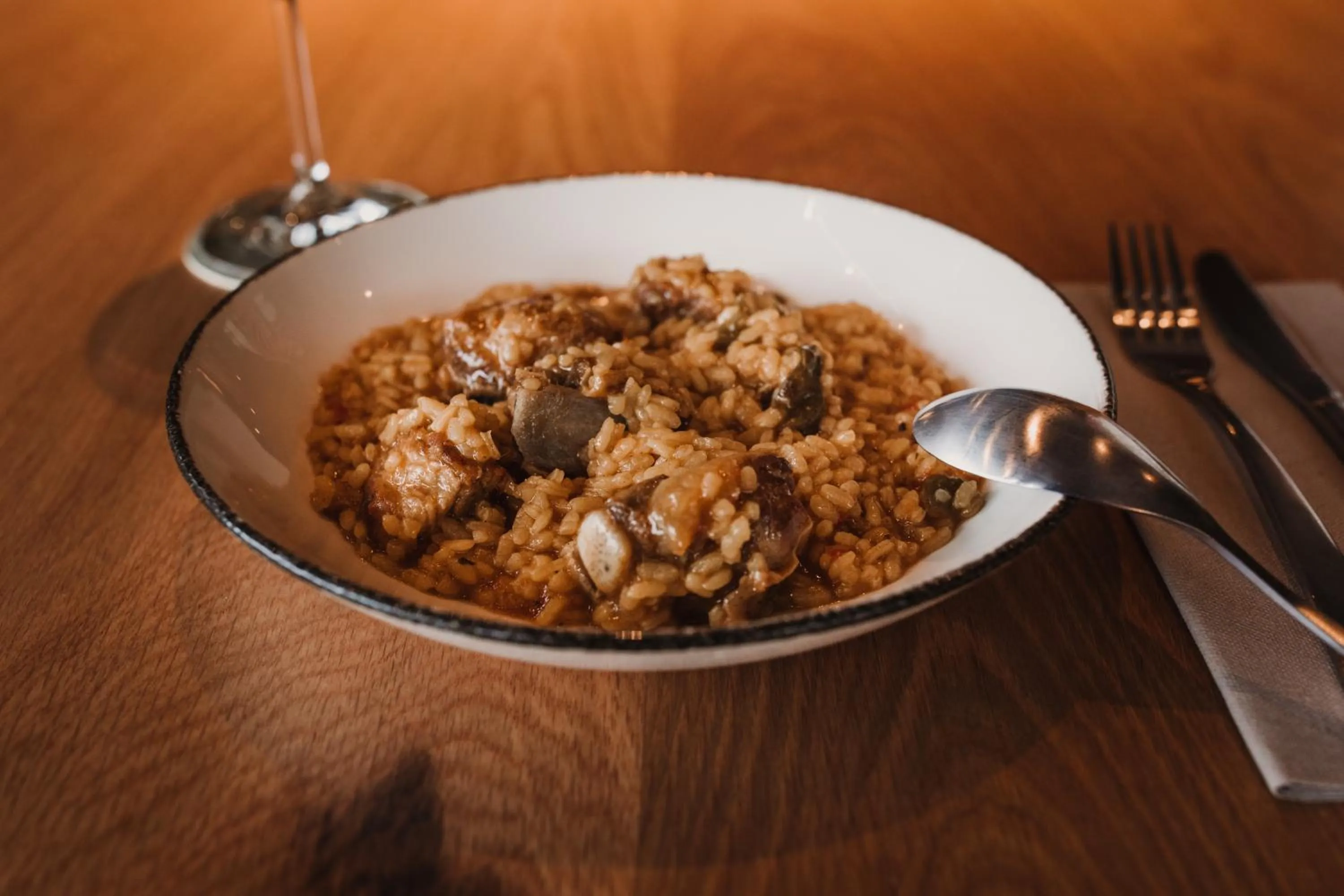 Food close-up in Hotel Kramer