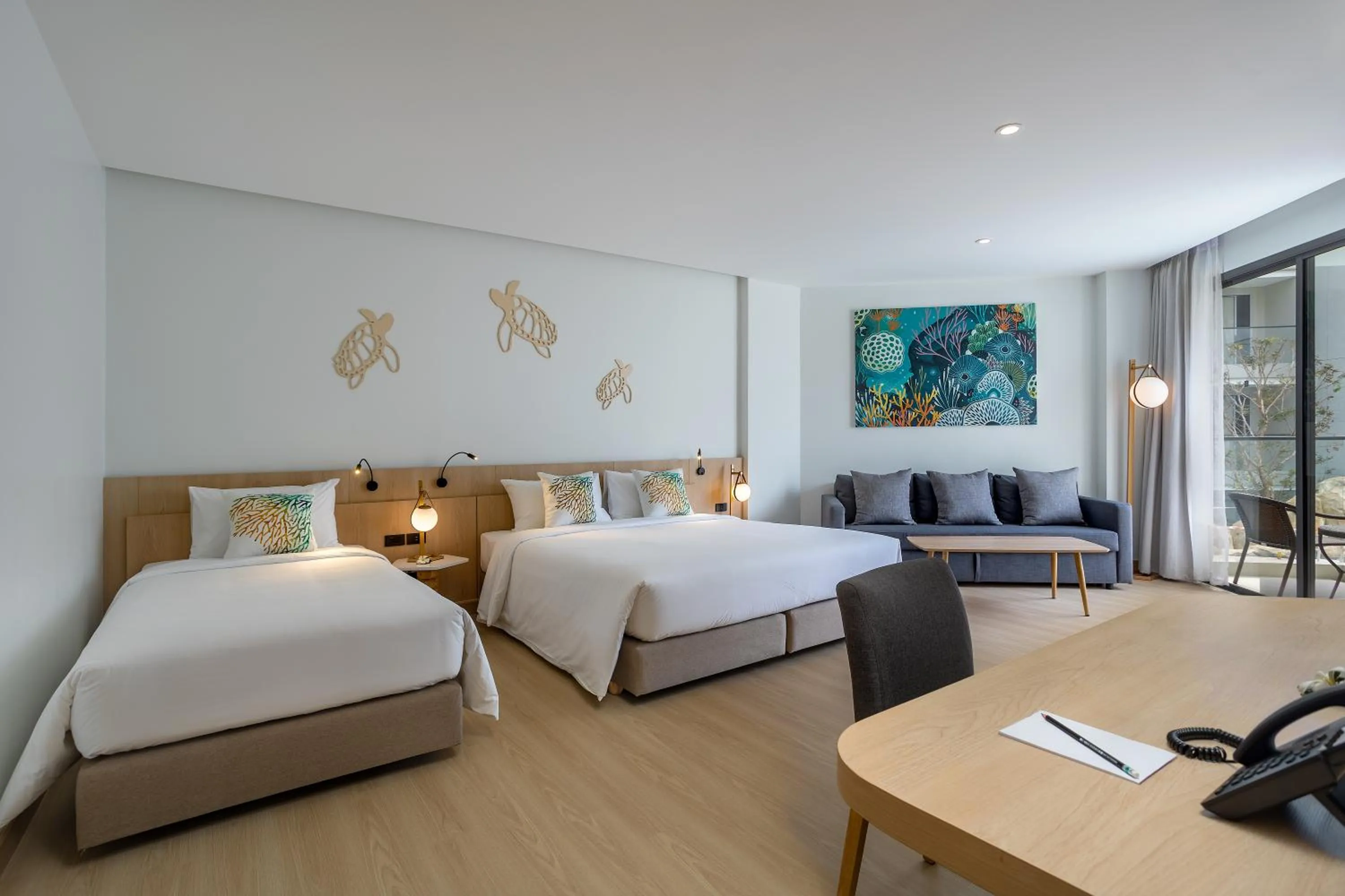 Bed in Phuket Emerald Beach Resort