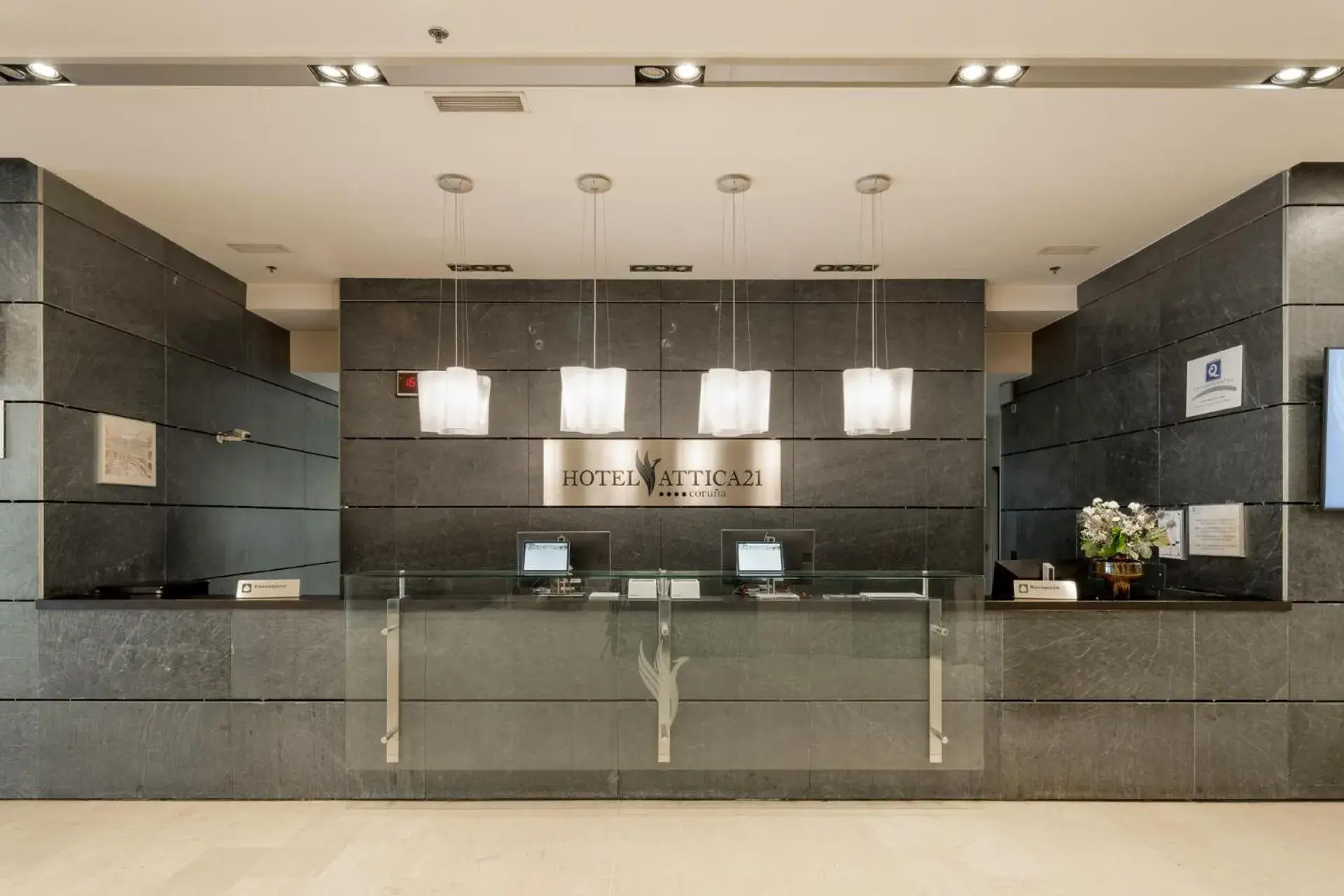 Lobby or reception in Attica21 Coruña Lobby or reception in Attica21 Coruña