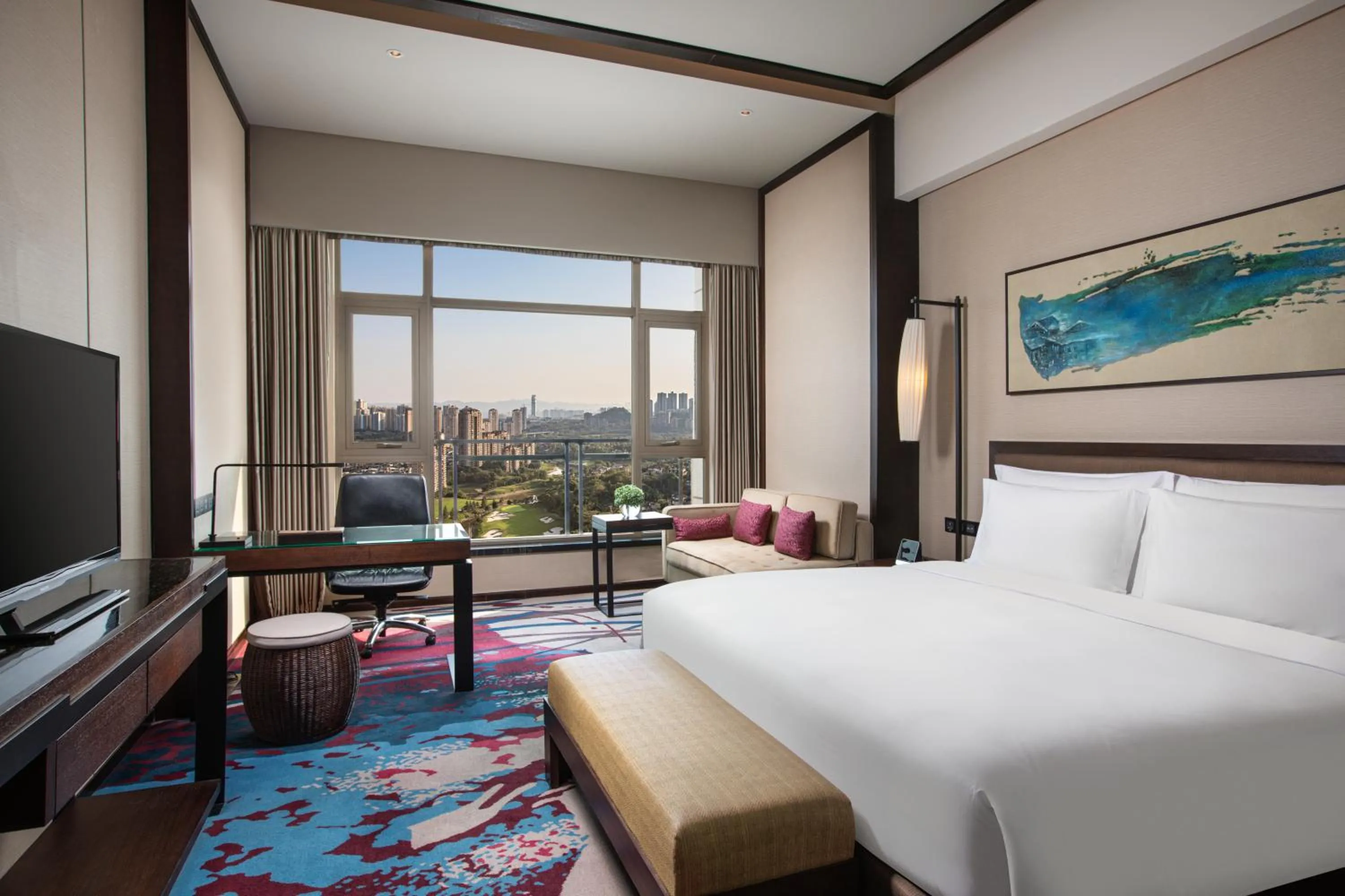 Bed in Crowne Plaza Chongqing New North Zone by IHG