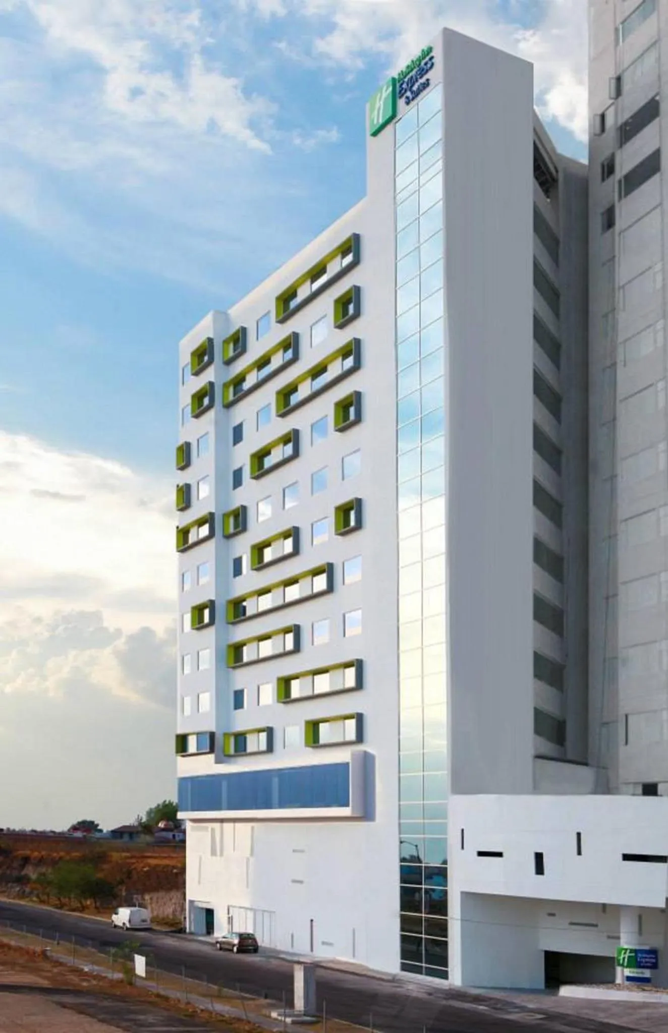 Property building in Holiday Inn Express & Suites Puebla Angelopolis by IHG