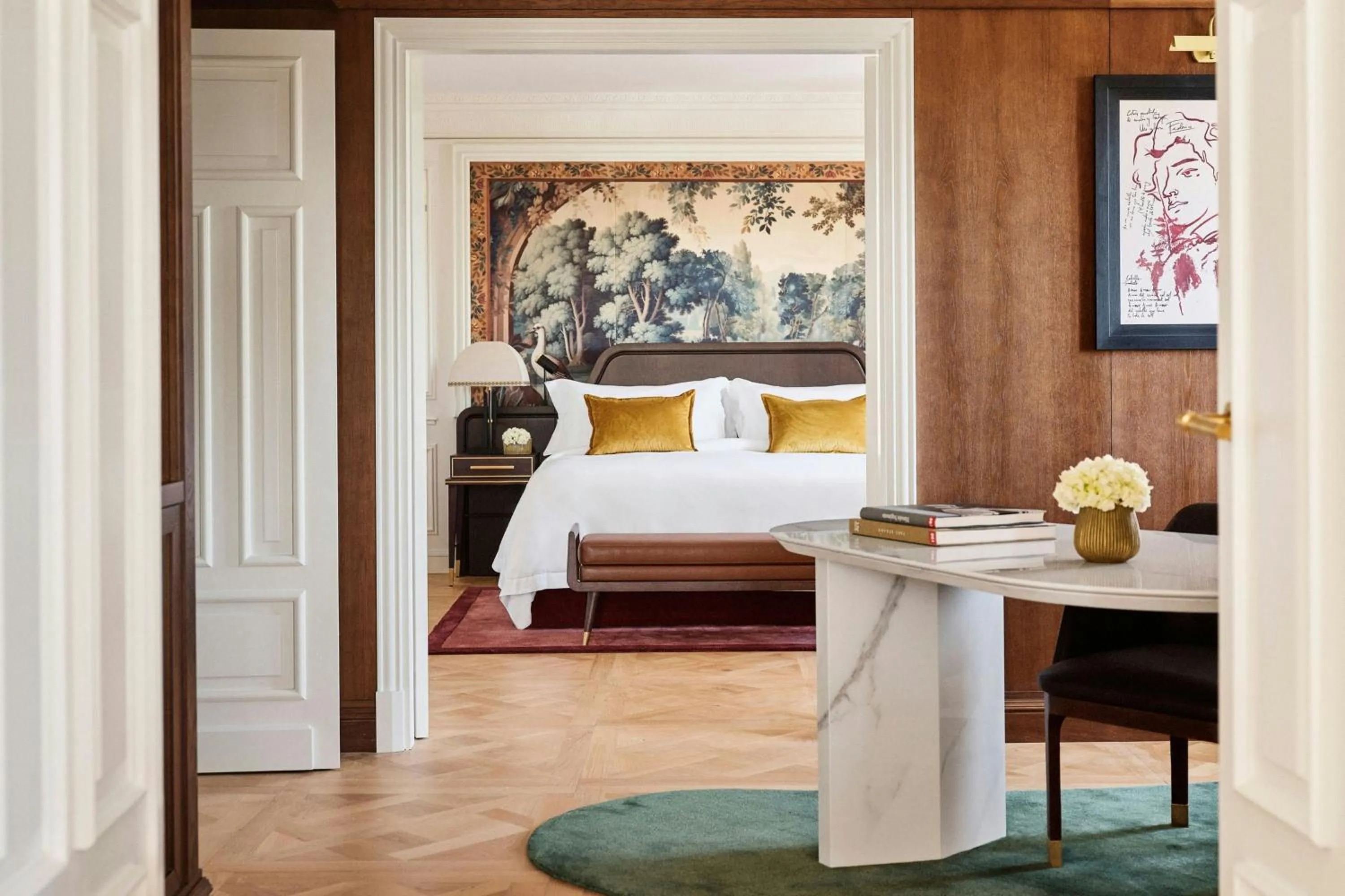 Bedroom, Bed in The Palace, a Luxury Collection Hotel, Madrid
