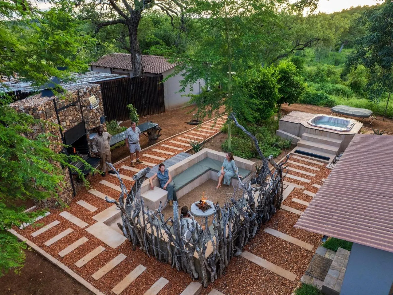 BBQ facilities in Phomola Manor Holiday Home