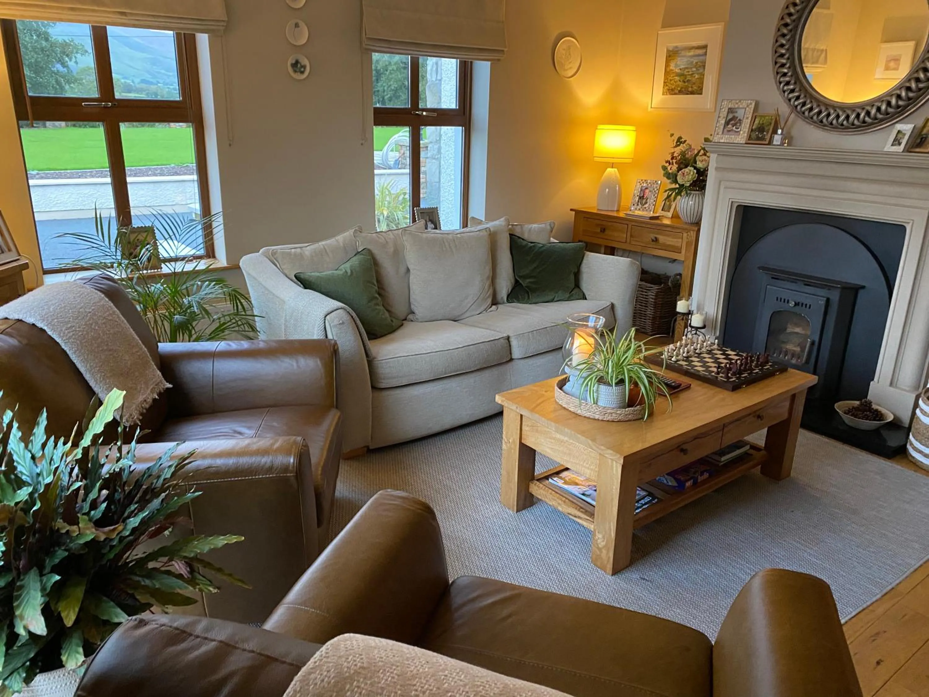 Living room in Lissadell Lodge