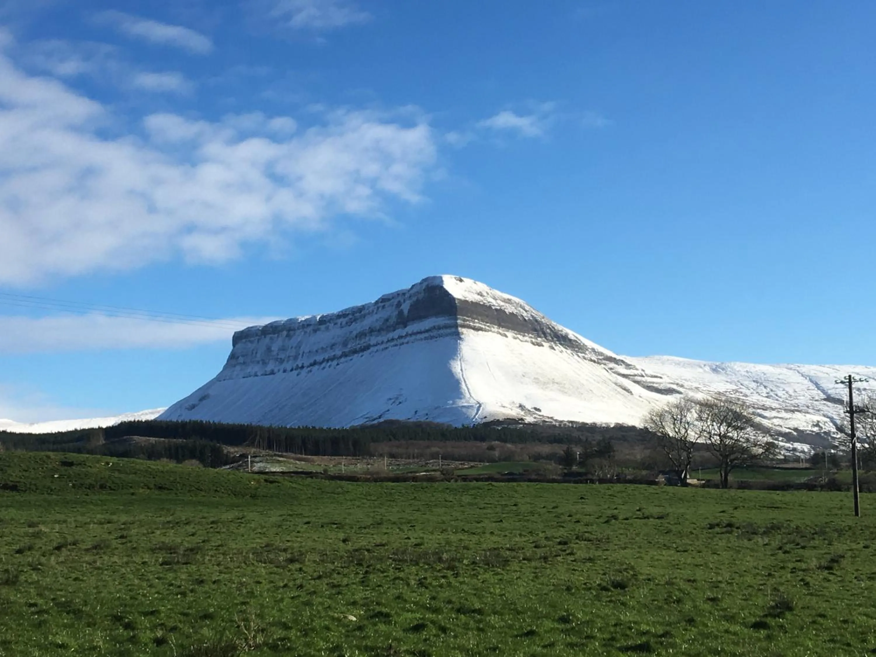Natural landscape in Lissadell Lodge