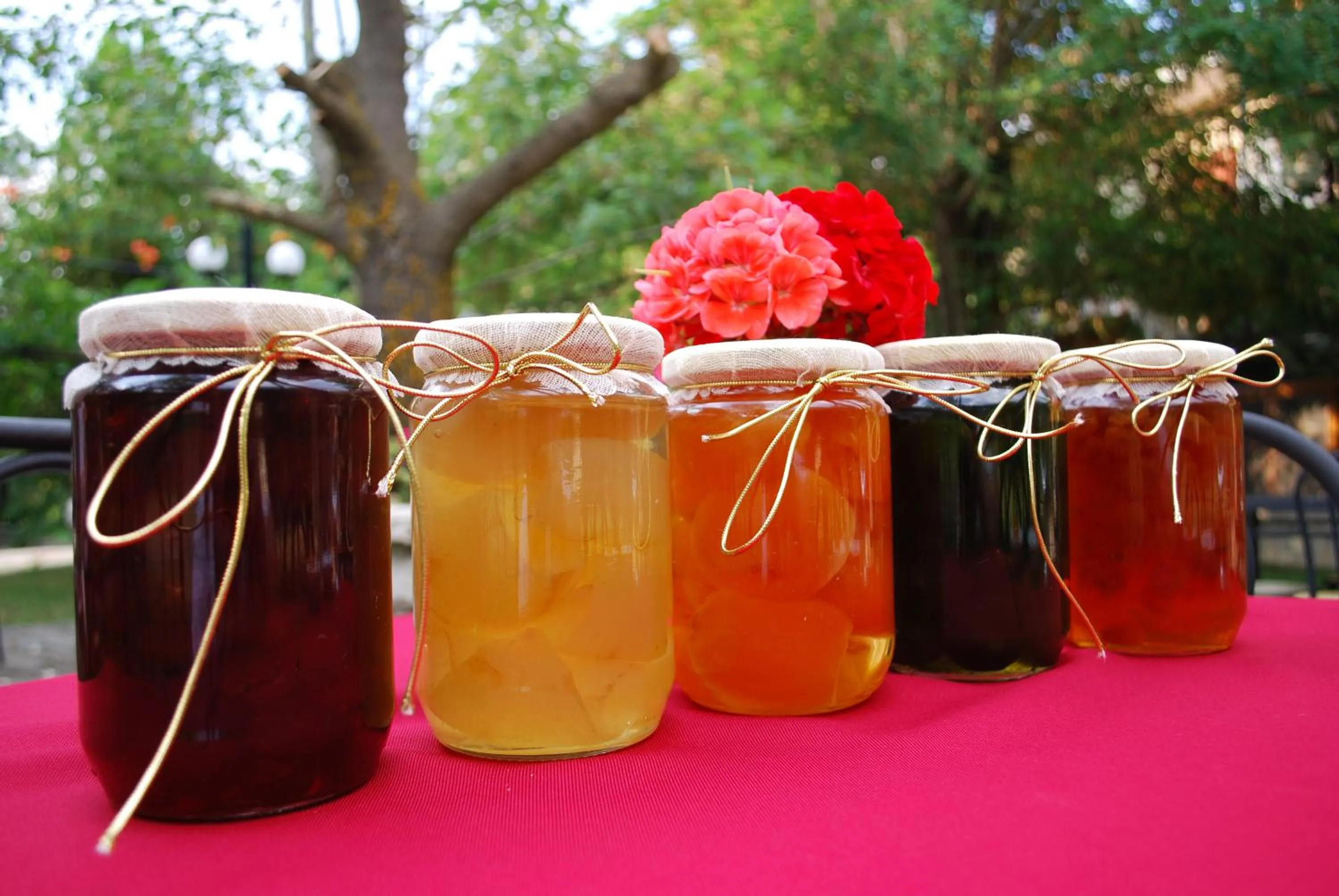 Food and drinks in Hotel Faraggi