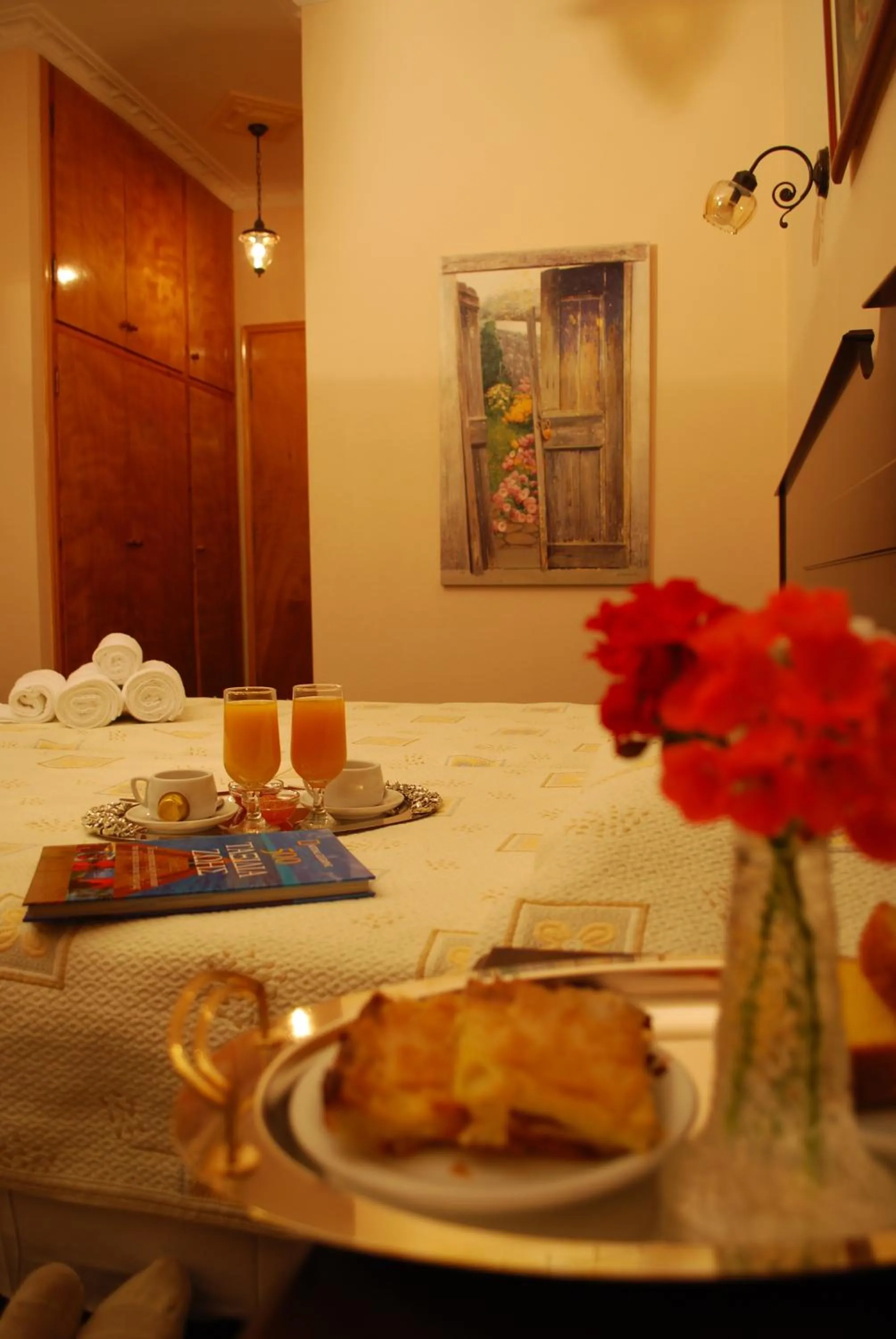 Bed in Hotel Faraggi