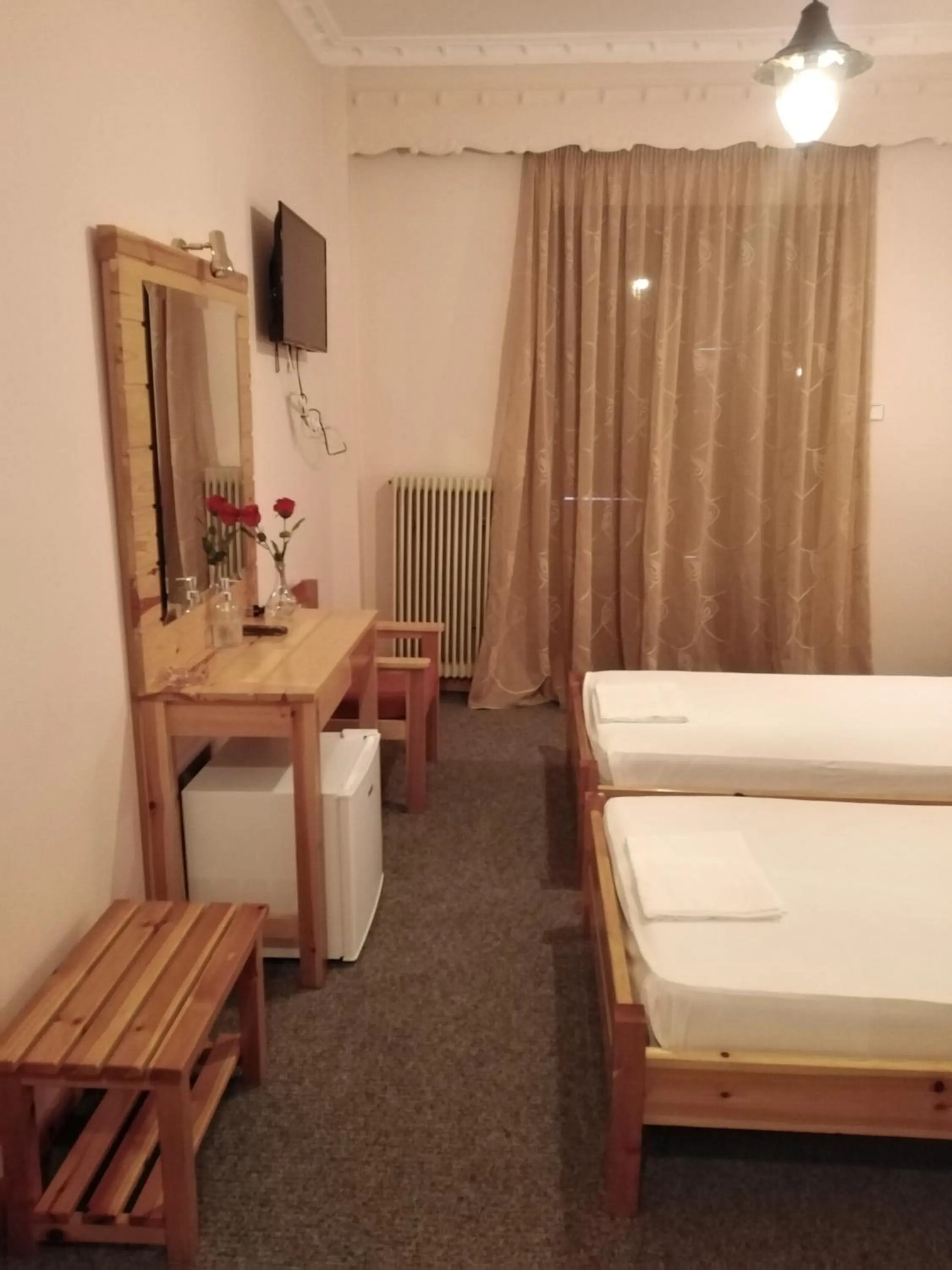 Bed in Hotel Faraggi