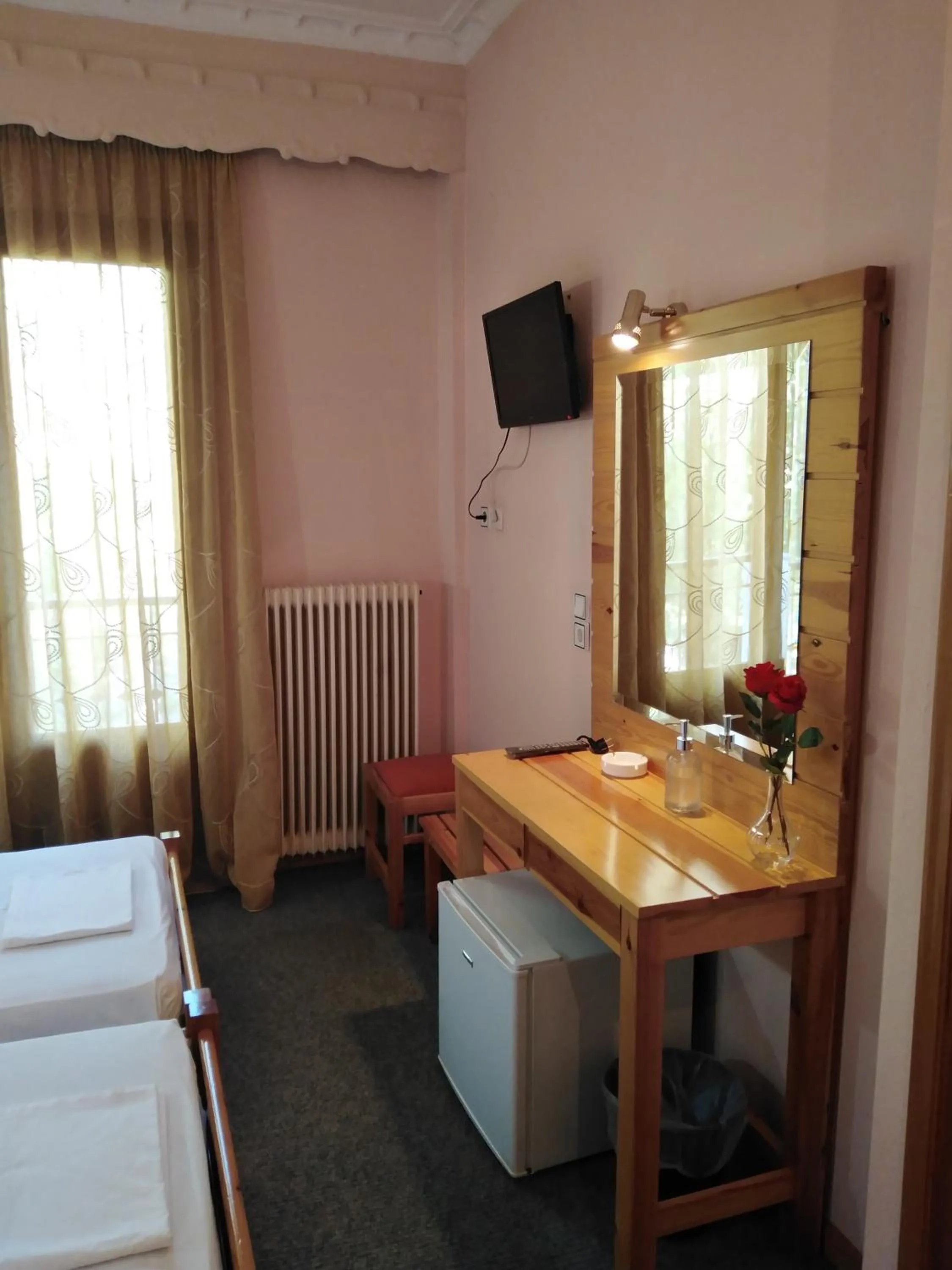 Bed in Hotel Faraggi