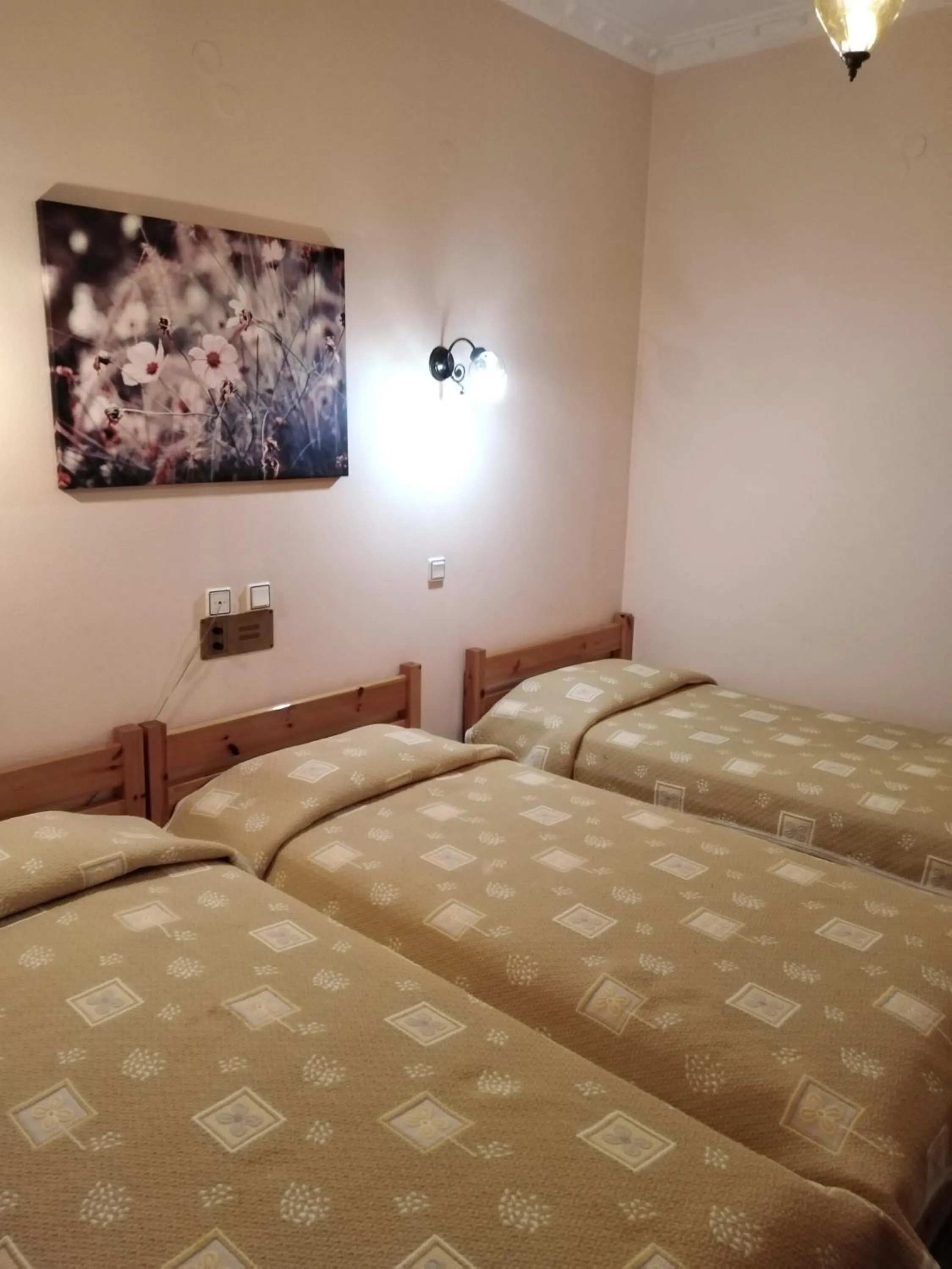 Bed in Hotel Faraggi