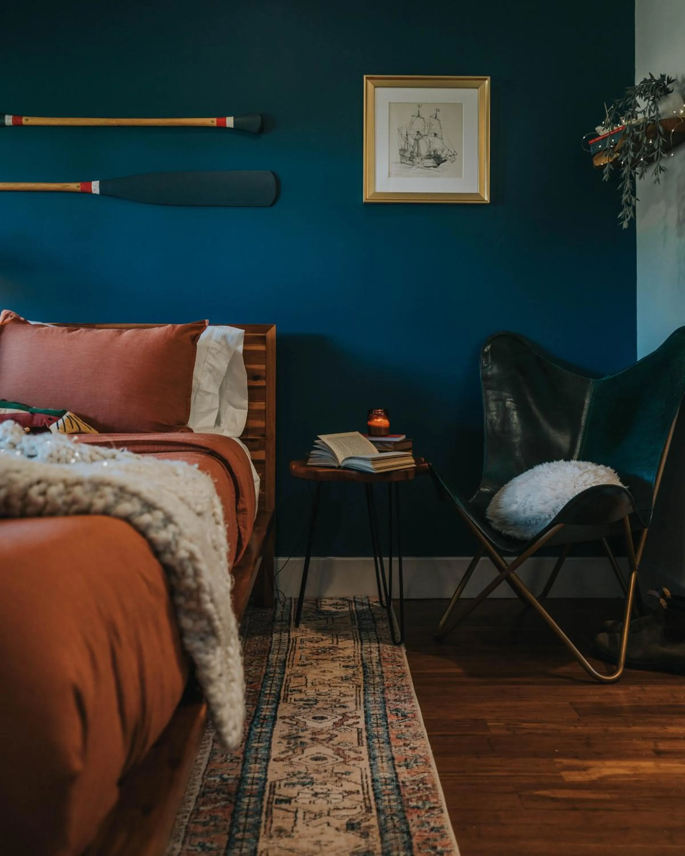 Bed in Willow Pond Motel