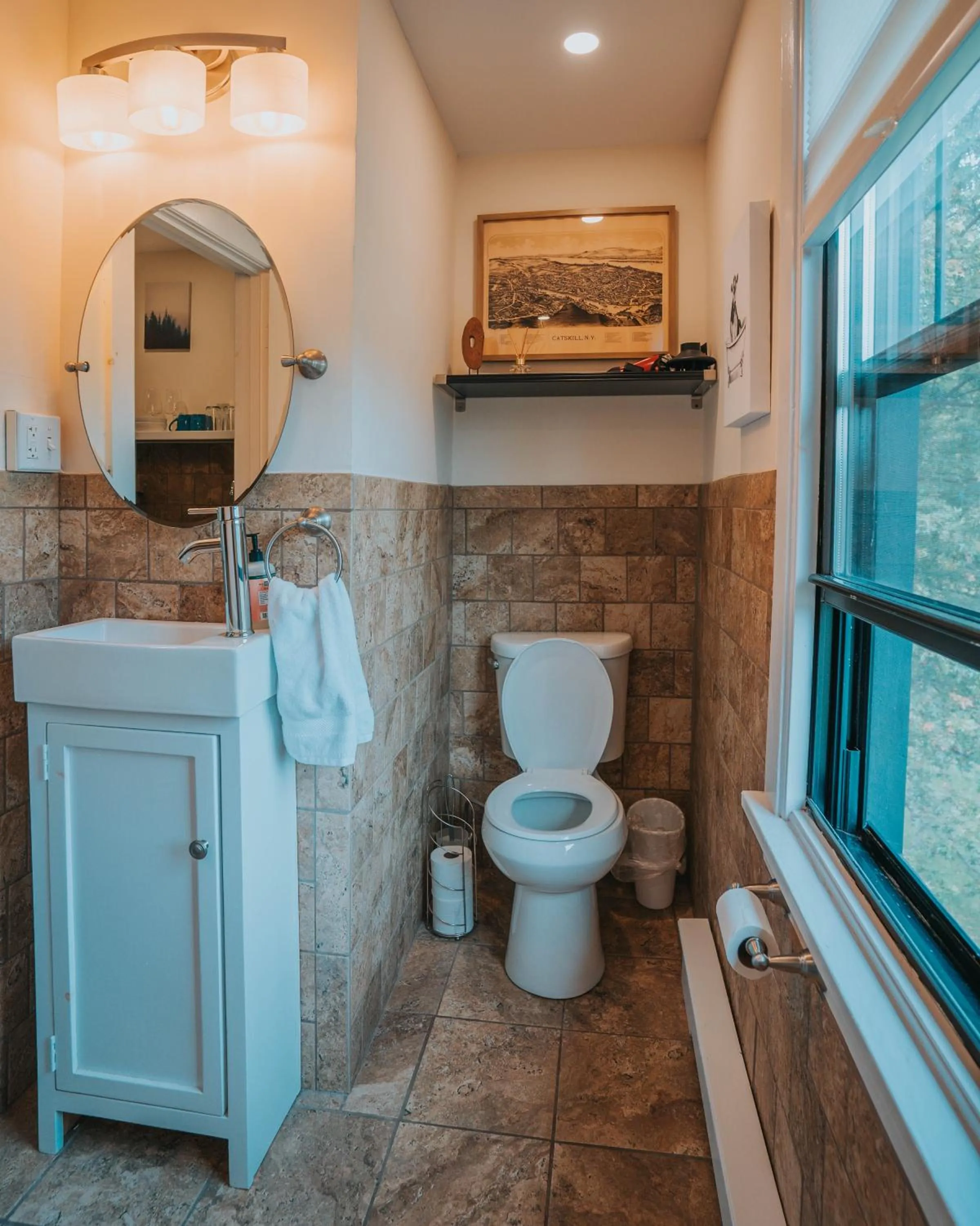 Toilet in Willow Pond Motel