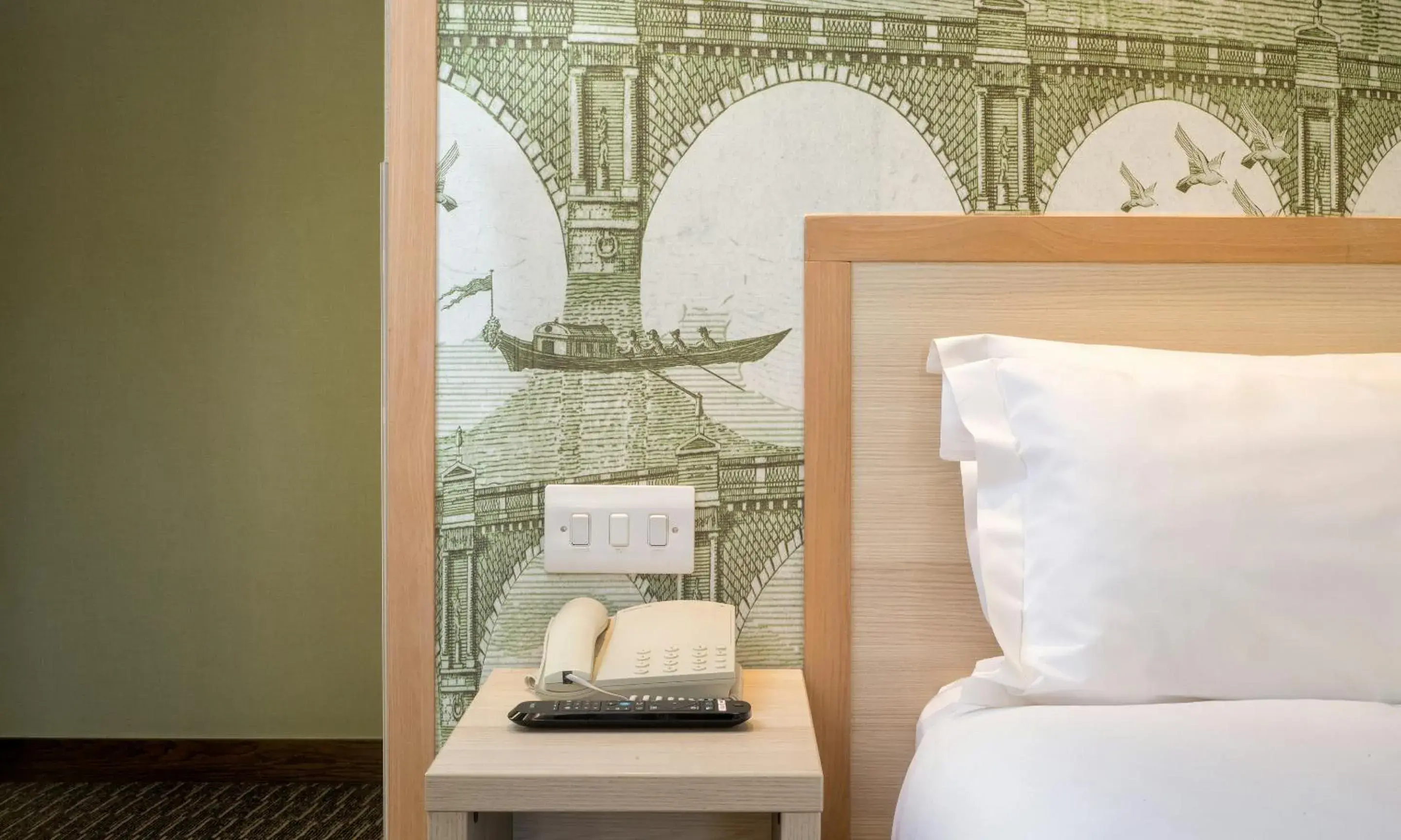 Bedroom, Bed in President Hotel Bedroom, Bed in President Hotel