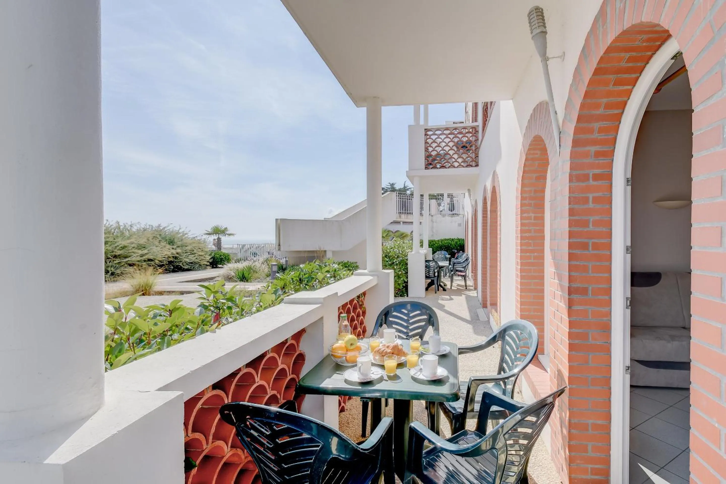 Balcony/Terrace in Vacancéole - Résidence de L'Océan