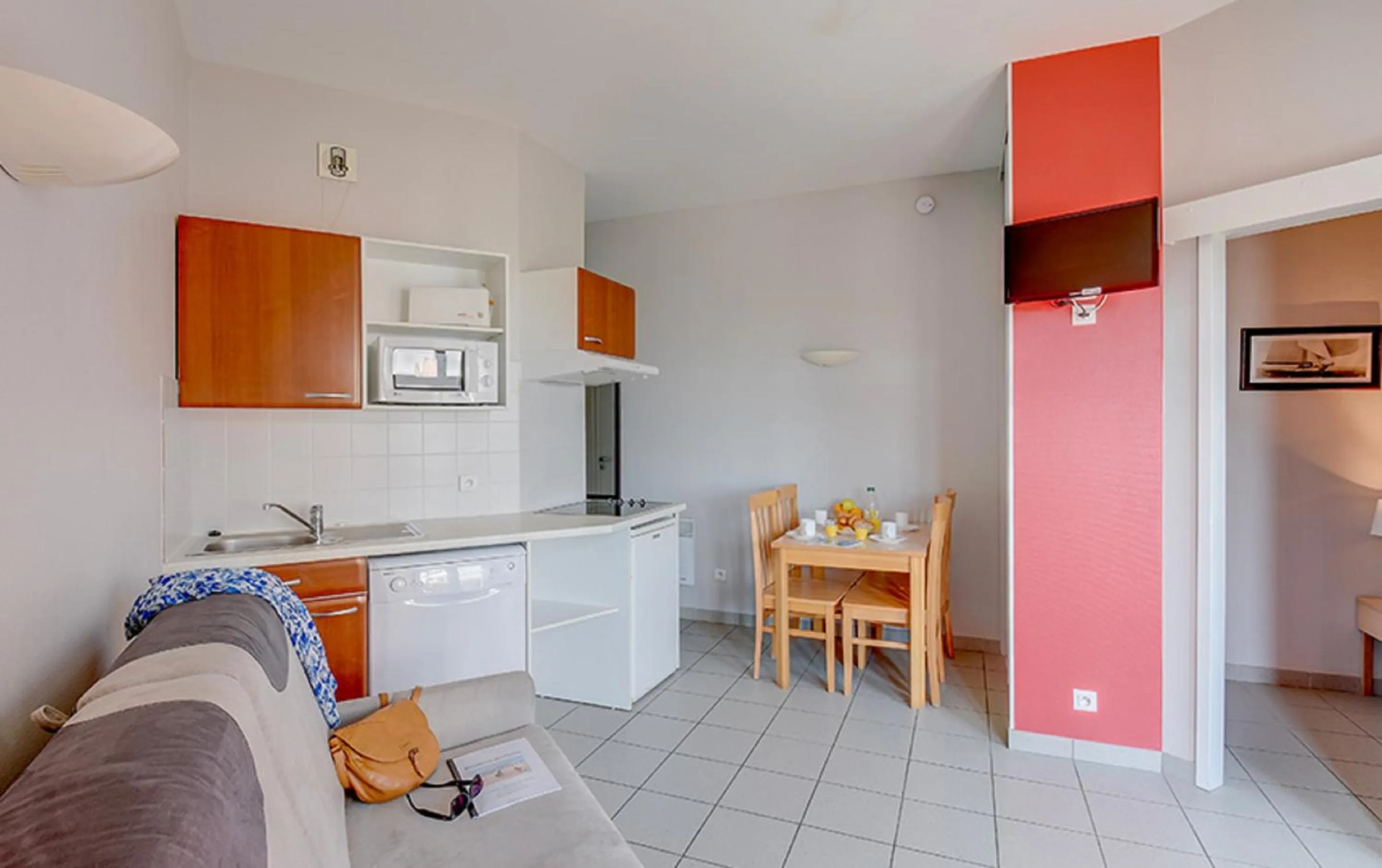 Kitchen or kitchenette in Vacancéole - Résidence de L'Océan