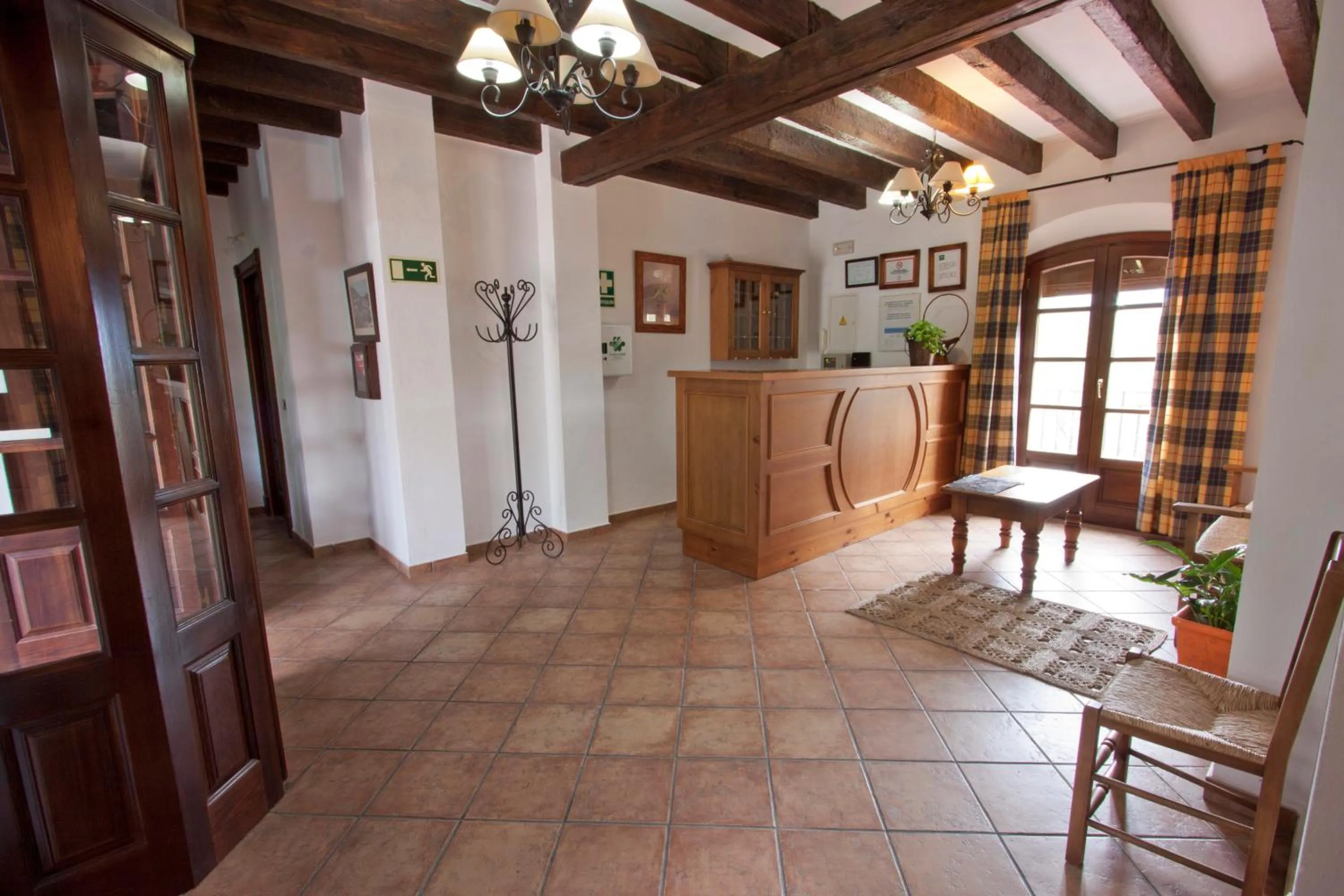 Lobby or reception in Hostal El Cortijo