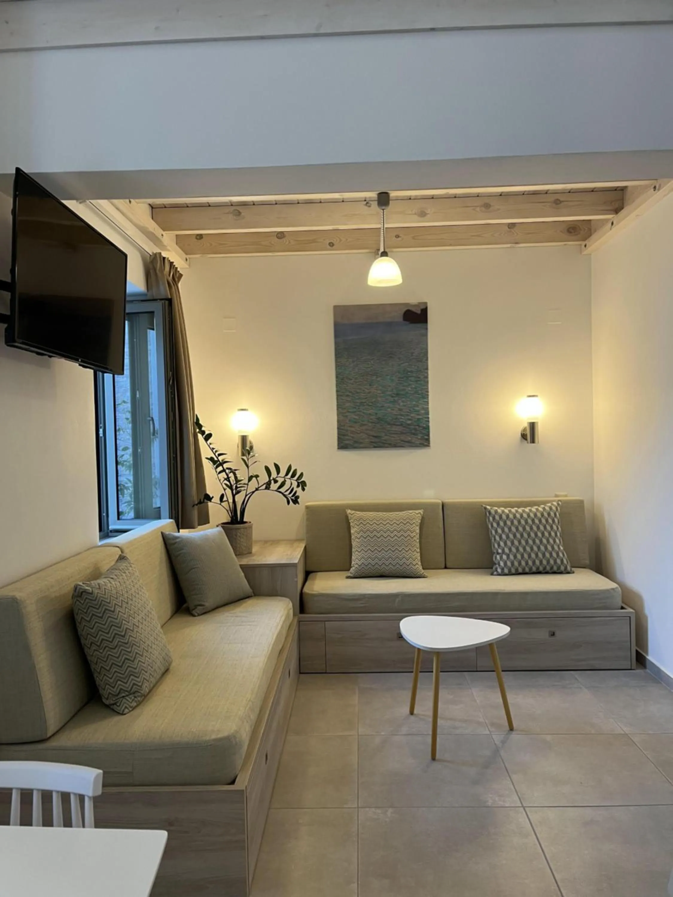 Living room in Matala Prime Villas