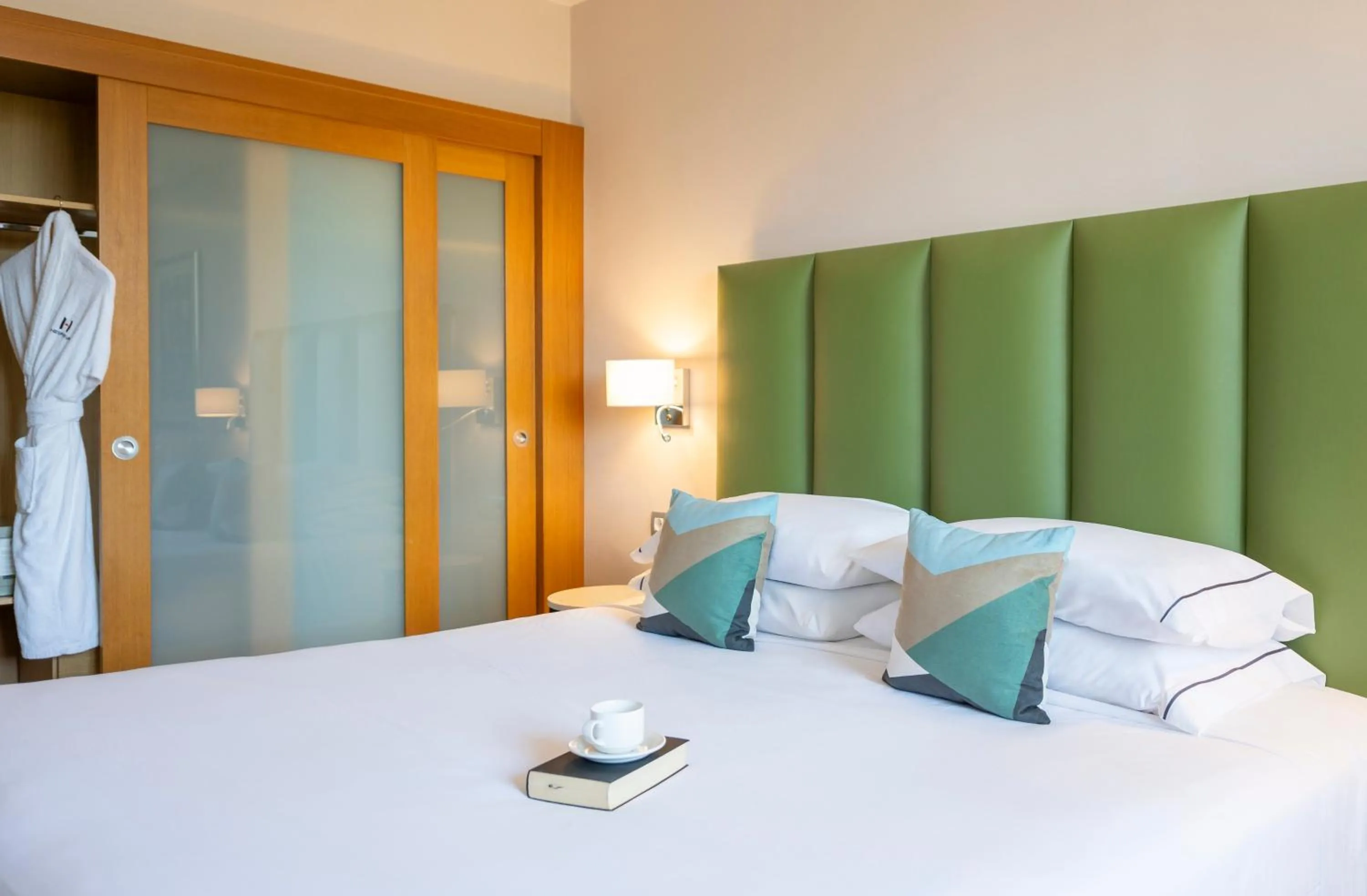 Bed in Hesperia Barcelona Sant Just