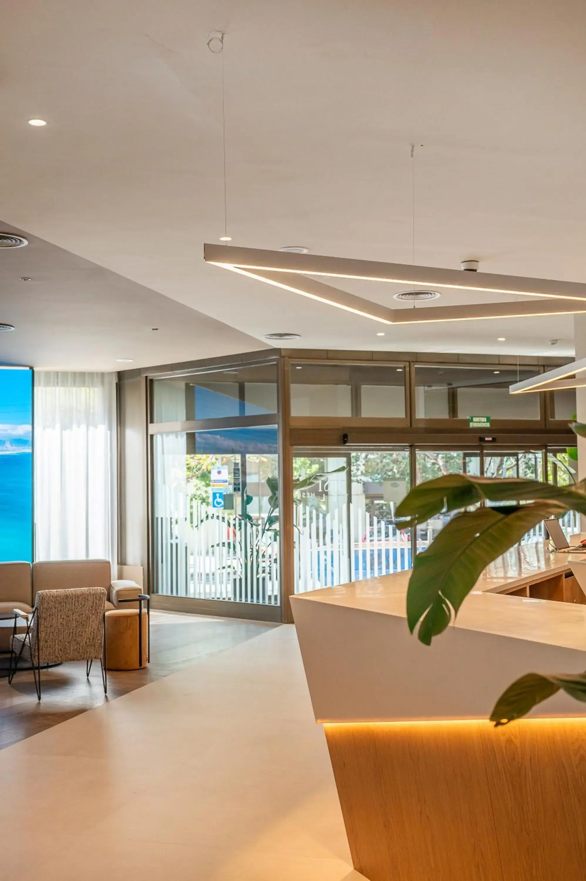 Lobby or reception in Hesperia Barcelona Sant Just Lobby or reception in Hesperia Barcelona Sant Just