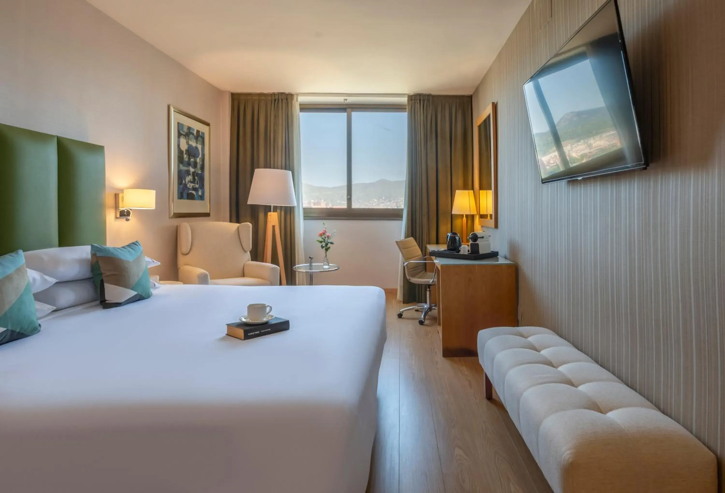 Bedroom, Bed in Hesperia Barcelona Sant Just Bedroom, Bed in Hesperia Barcelona Sant Just