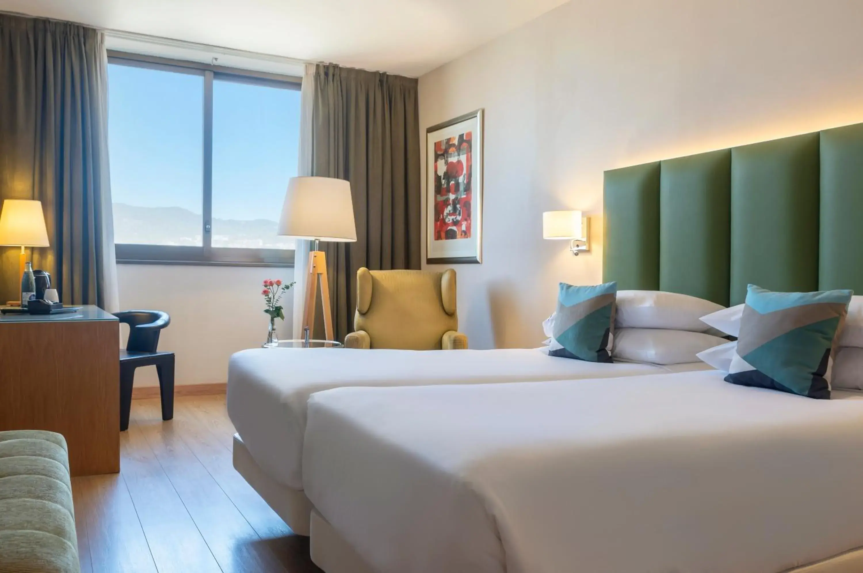 Bed in Hesperia Barcelona Sant Just Bed in Hesperia Barcelona Sant Just