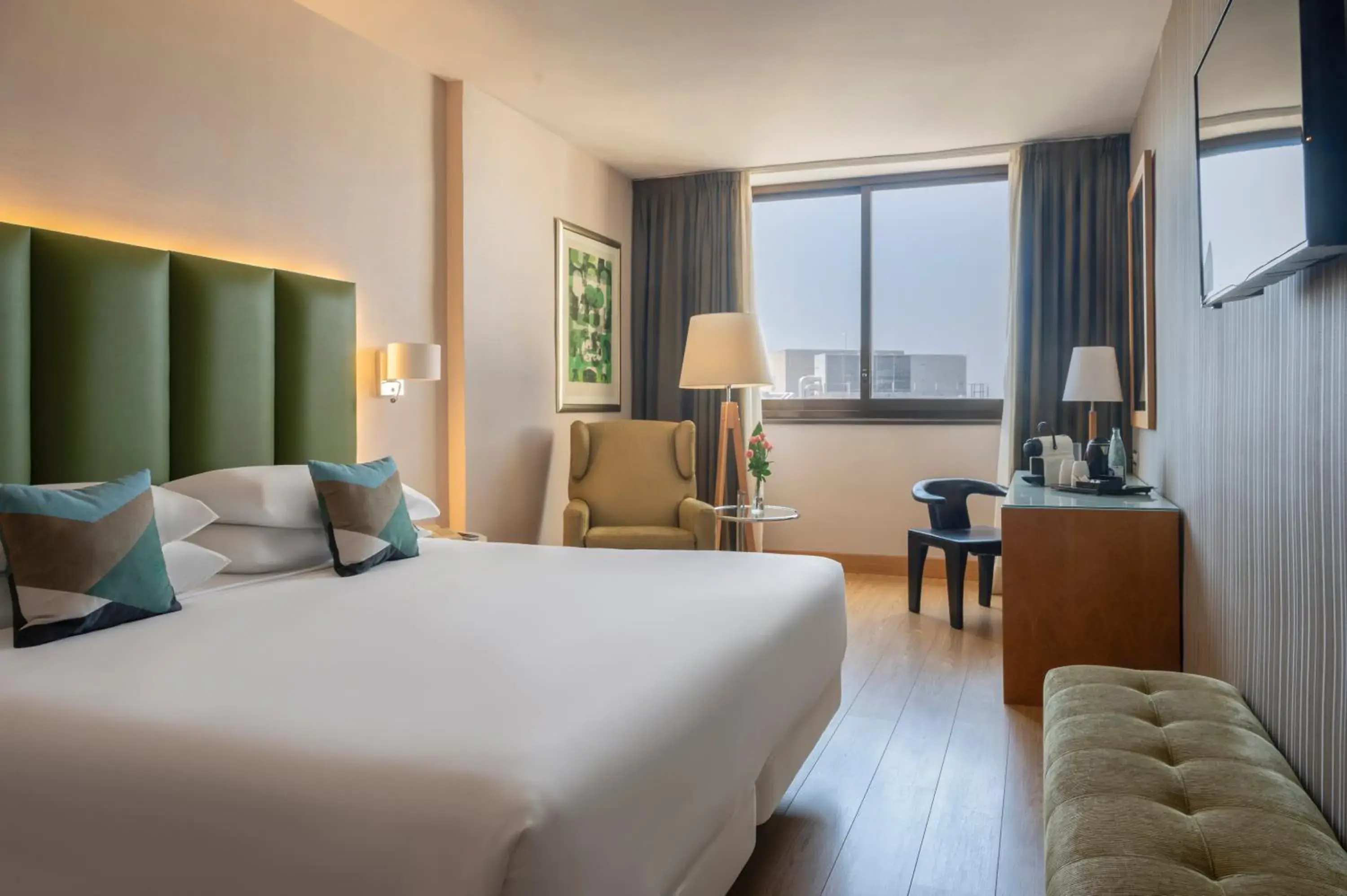 Bed in Hesperia Barcelona Sant Just Bed in Hesperia Barcelona Sant Just