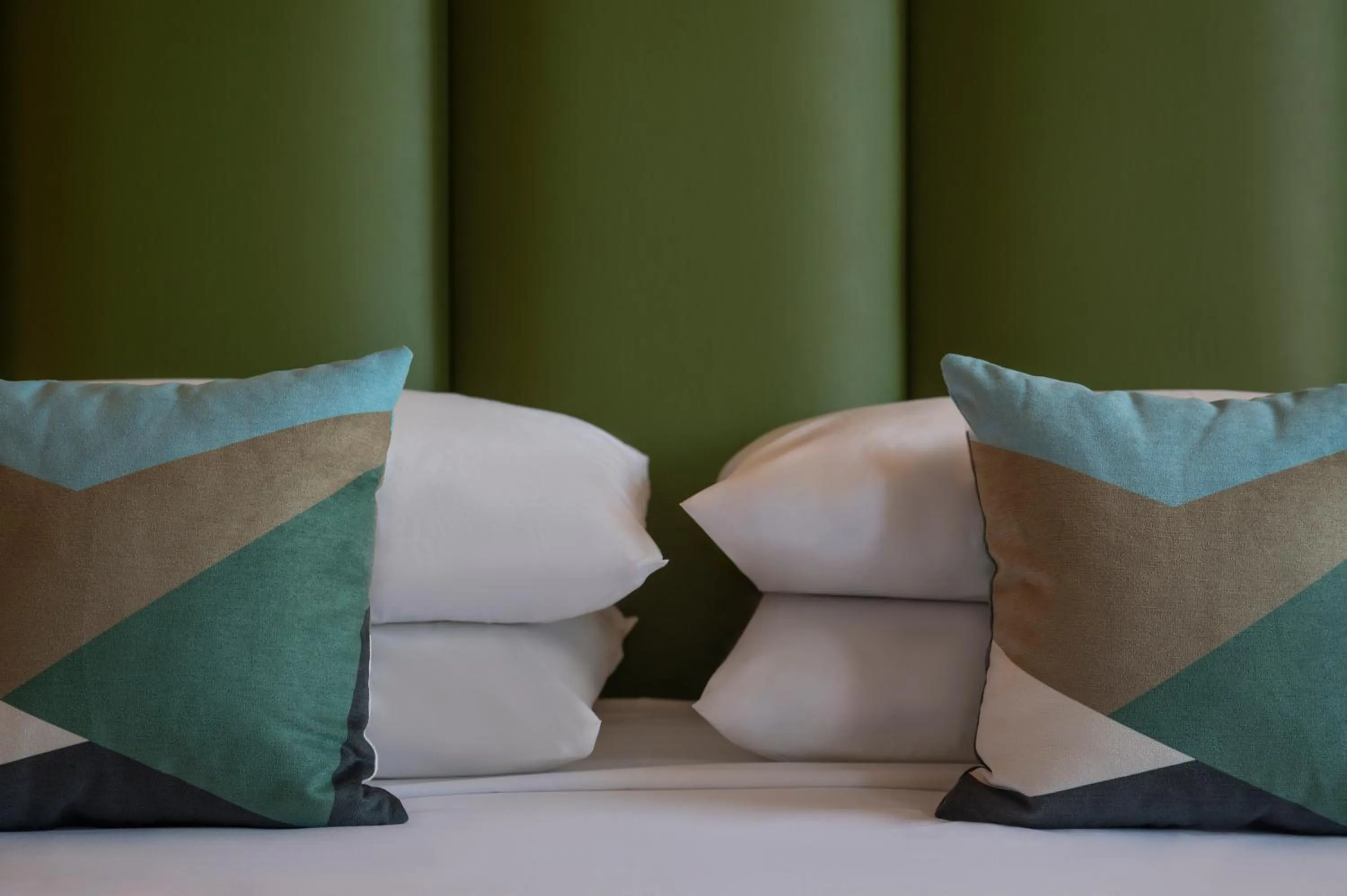 Decorative detail, Bed in Hesperia Barcelona Sant Just