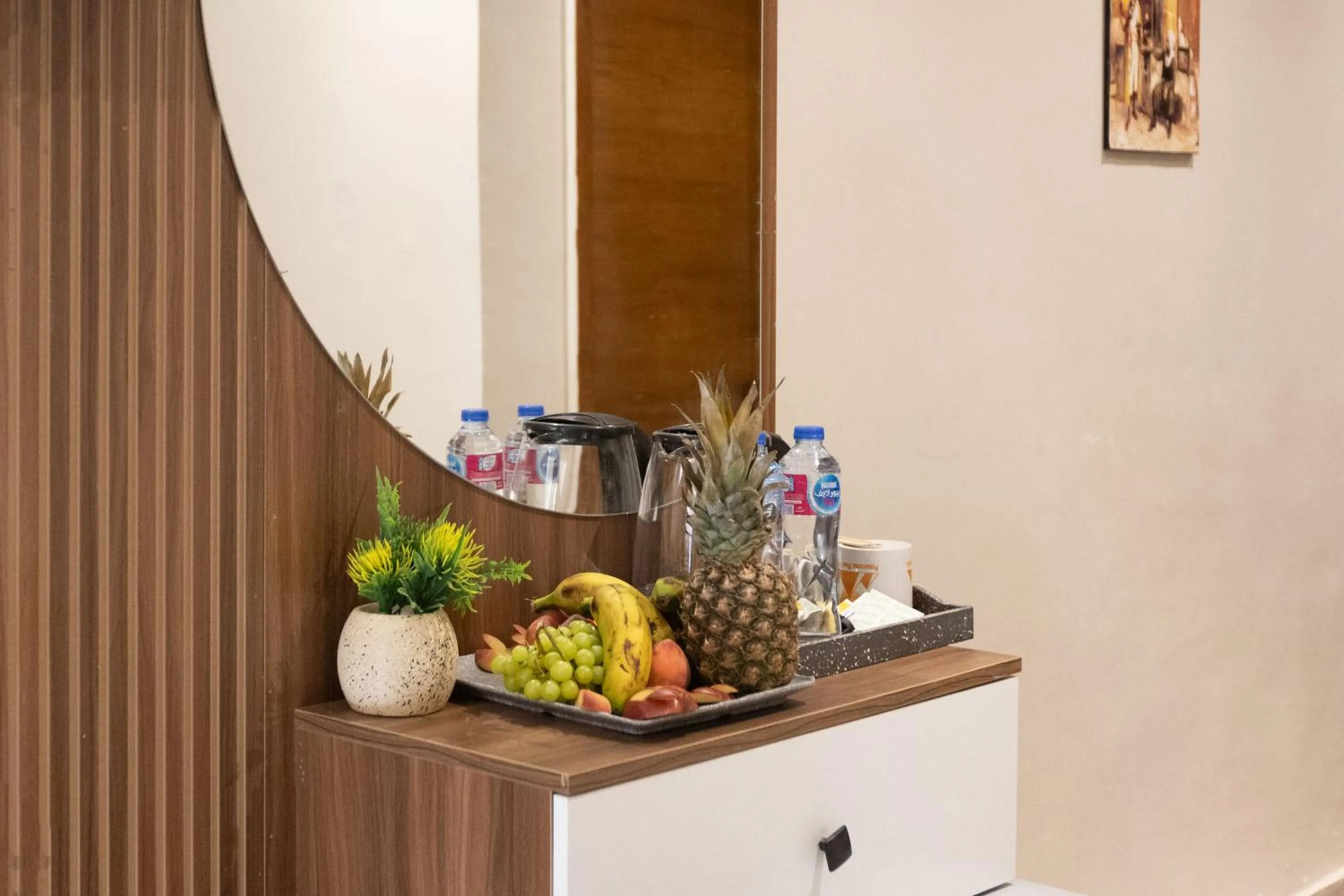 Bedroom in PANORAMA view pyramids