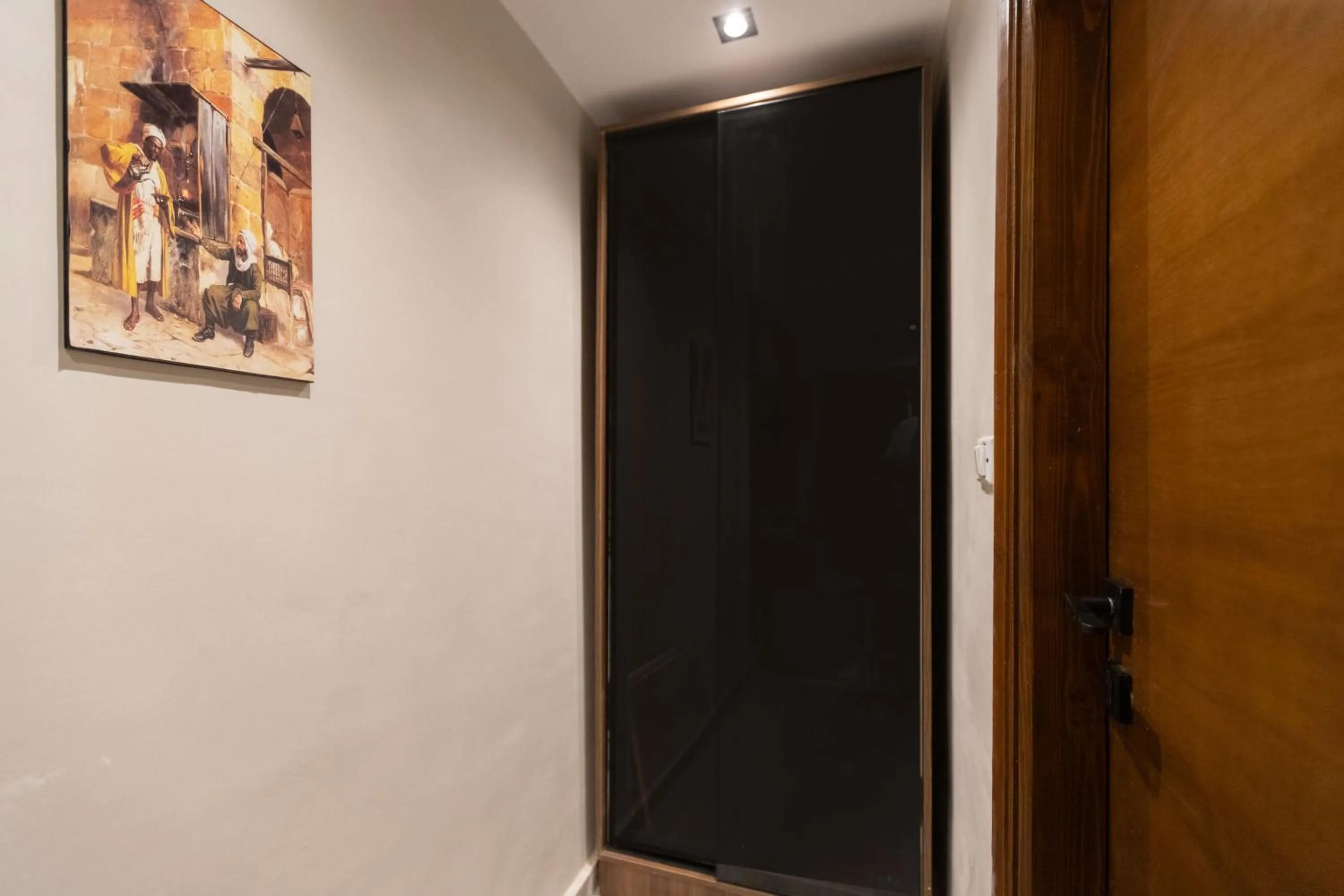 Bedroom in PANORAMA view pyramids