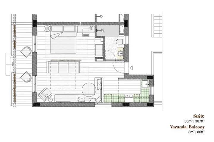 Floor plan in AlmaLusa Comporta