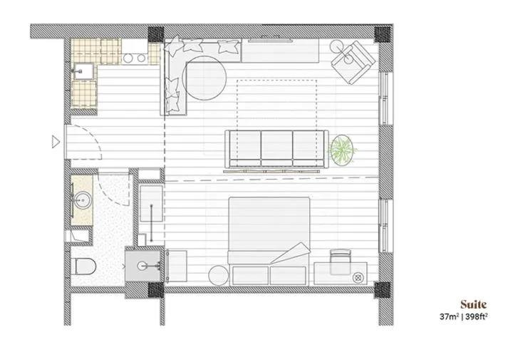 Floor plan in AlmaLusa Comporta