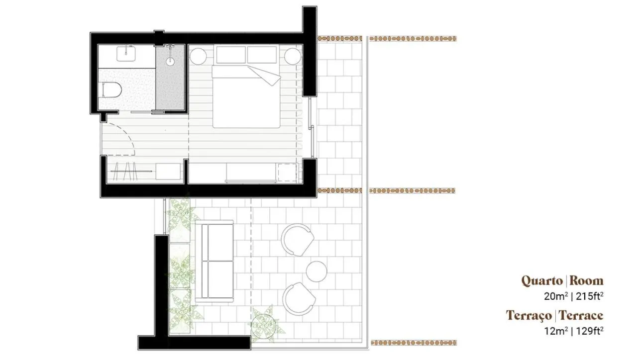 Floor plan in AlmaLusa Comporta