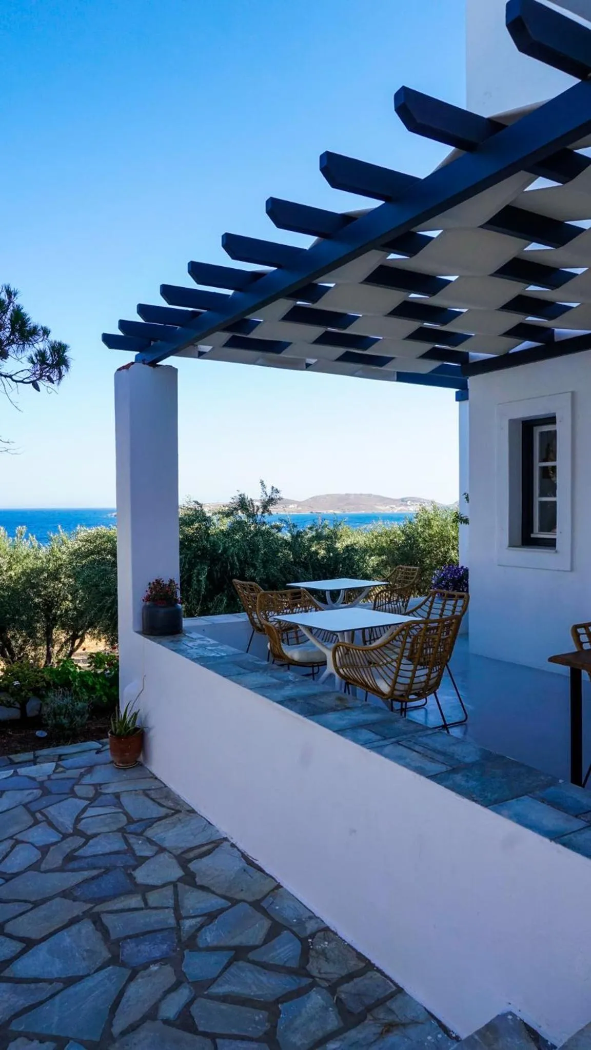 Property building in Paros Five Senses