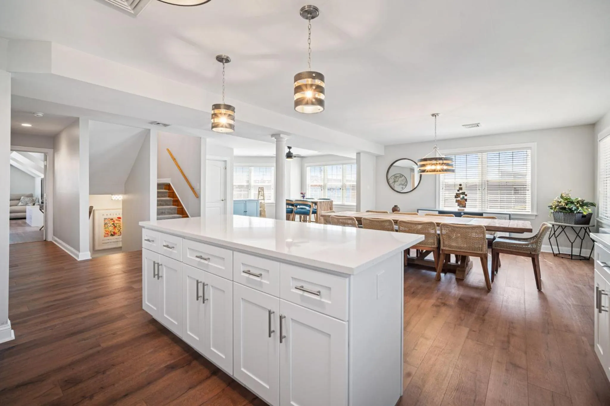 kitchen in Exquisitely Large Home Block and a half to Beach