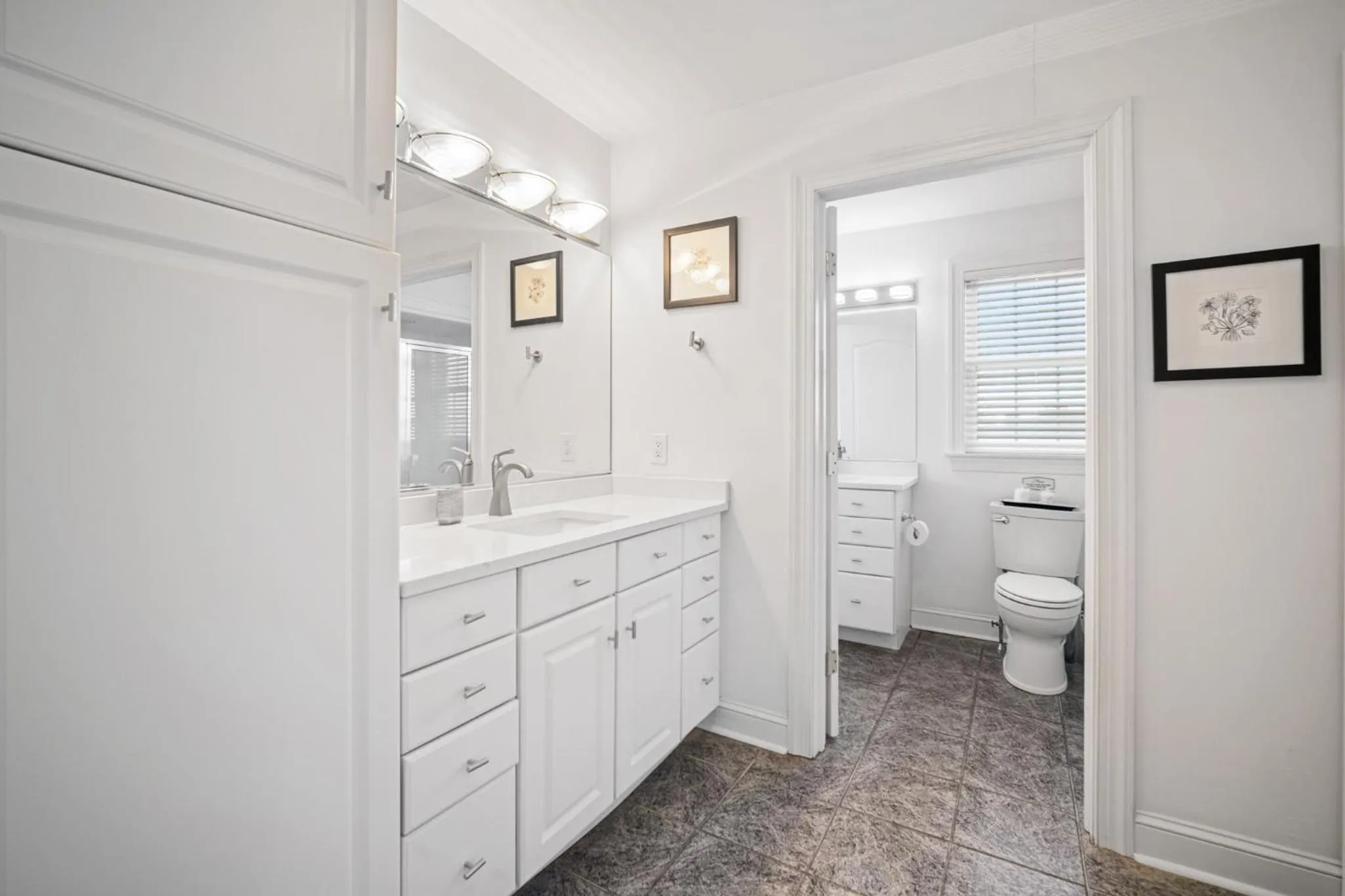 Bathroom in Exquisitely Large Home Block and a half to Beach