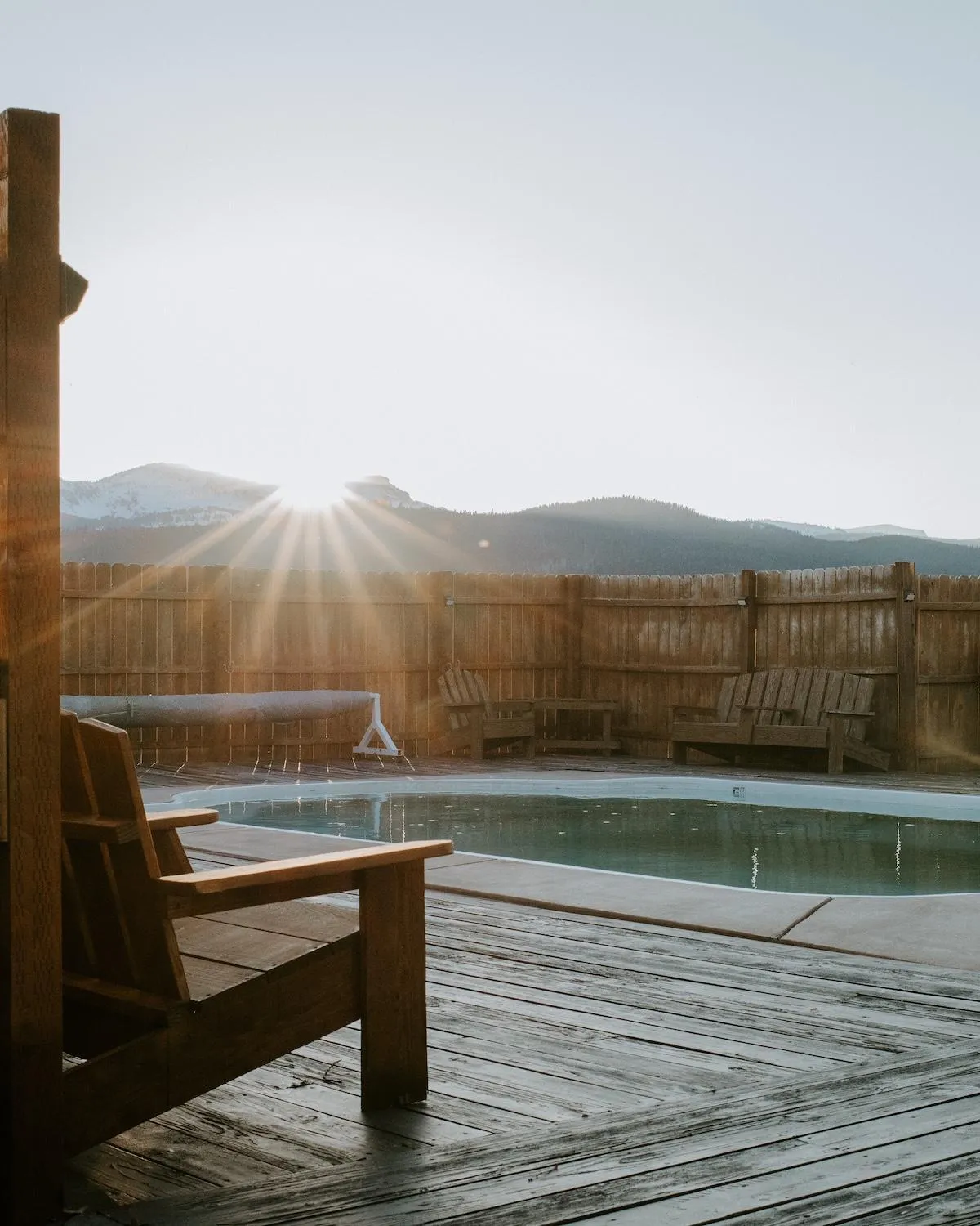 Swimming pool in Bar N Ranch