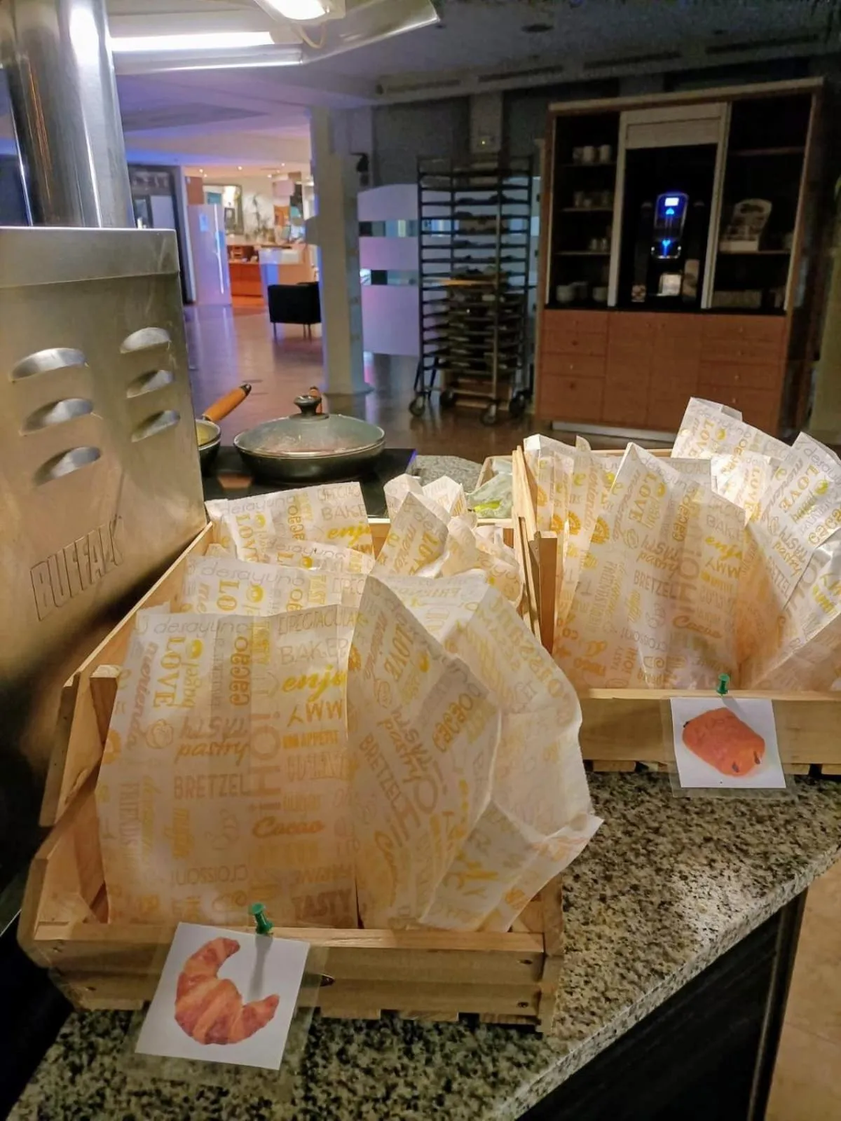 Buffet breakfast in Travelodge Barcelona del Vallés