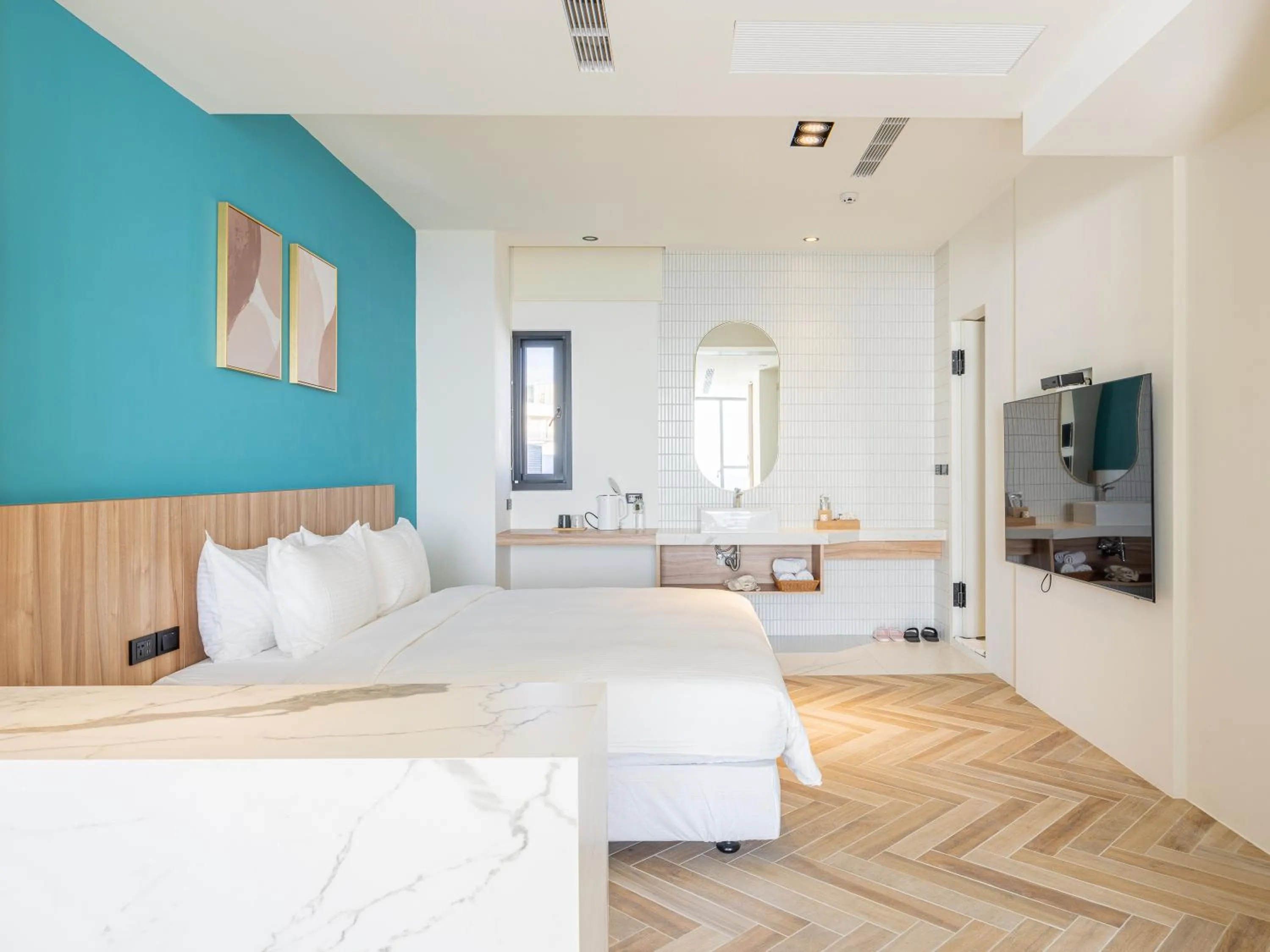 Photo of the whole room, Bed in Kenting Sea Wall 130