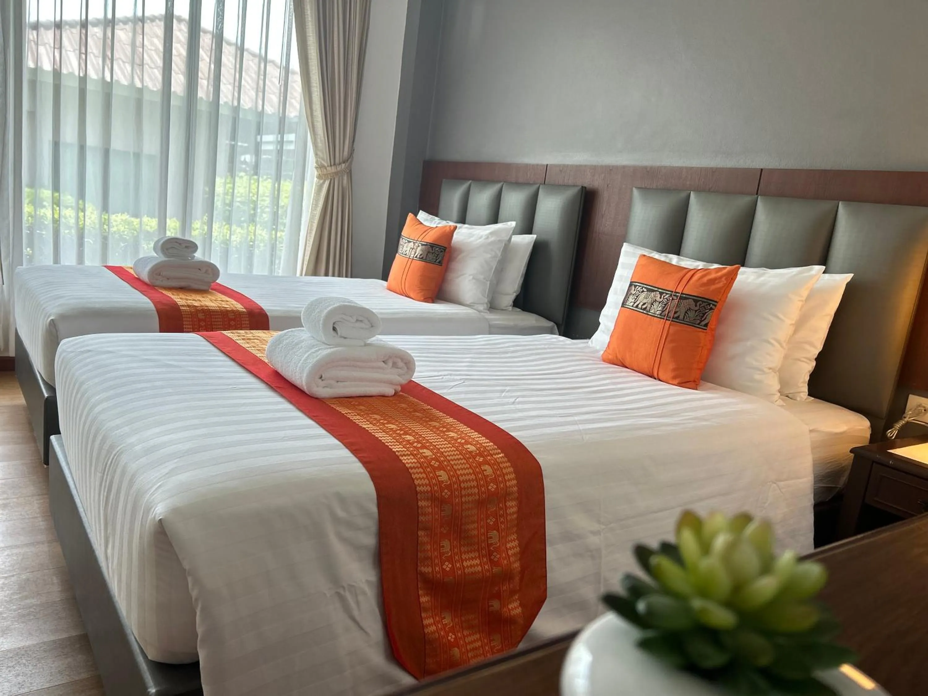 Bed in The Fusion Resort Hotel