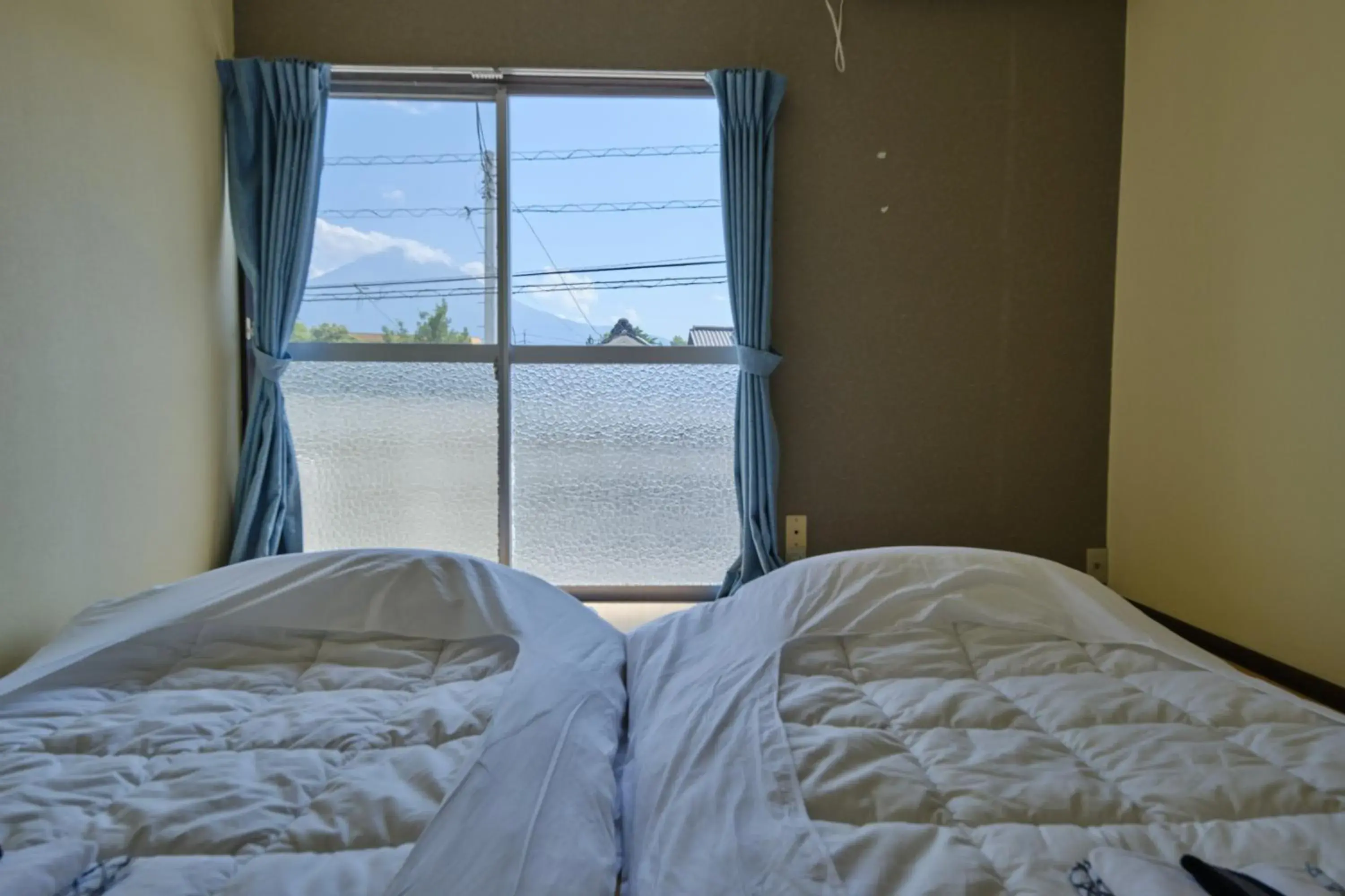 Twin Room with Mountain View - single occupancy in Fuyo Sankyo Enka Twin Room with Mountain View - single occupancy in Fuyo Sankyo Enka
