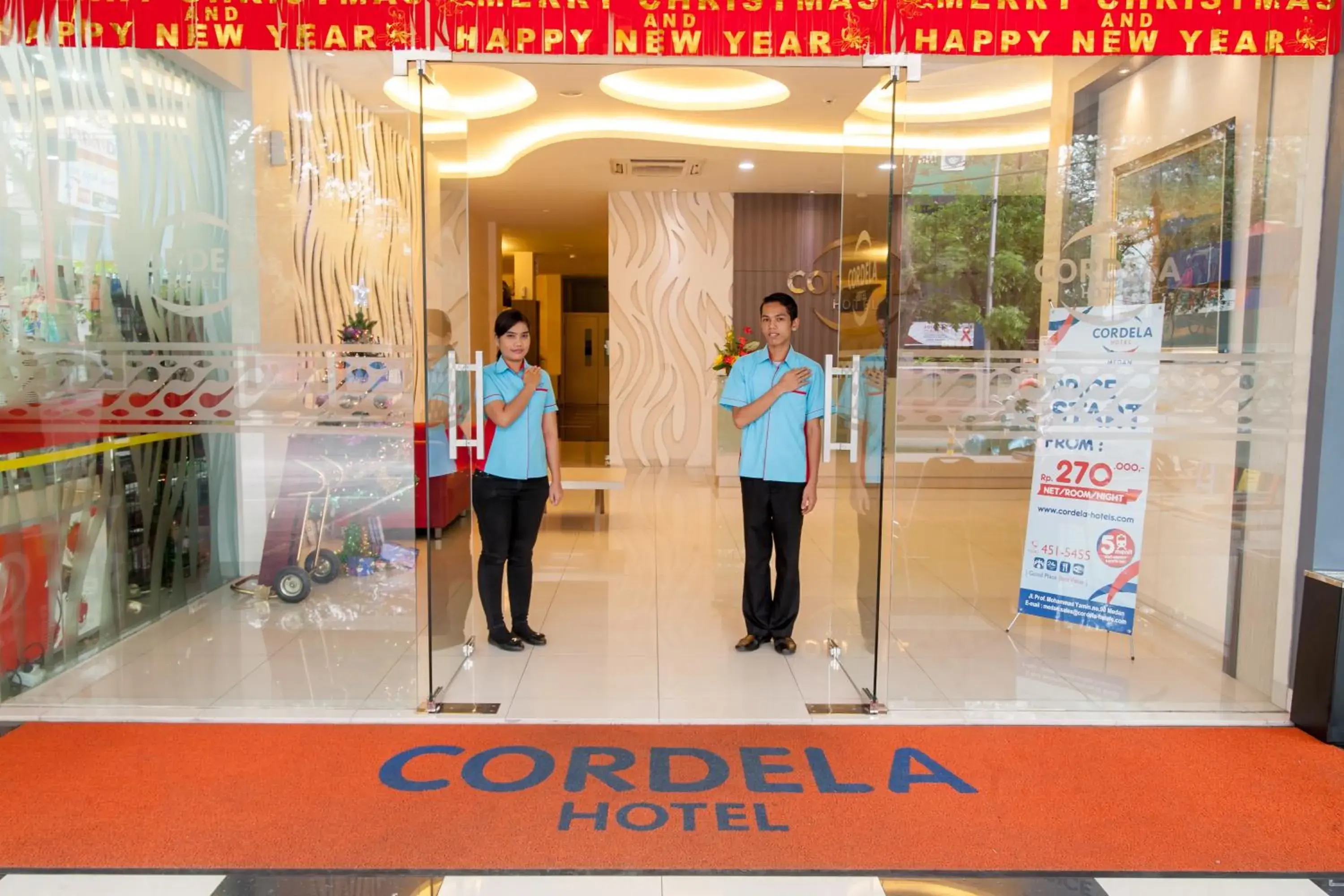 Lobby or reception in Cordela Hotel Medan Lobby or reception in Cordela Hotel Medan