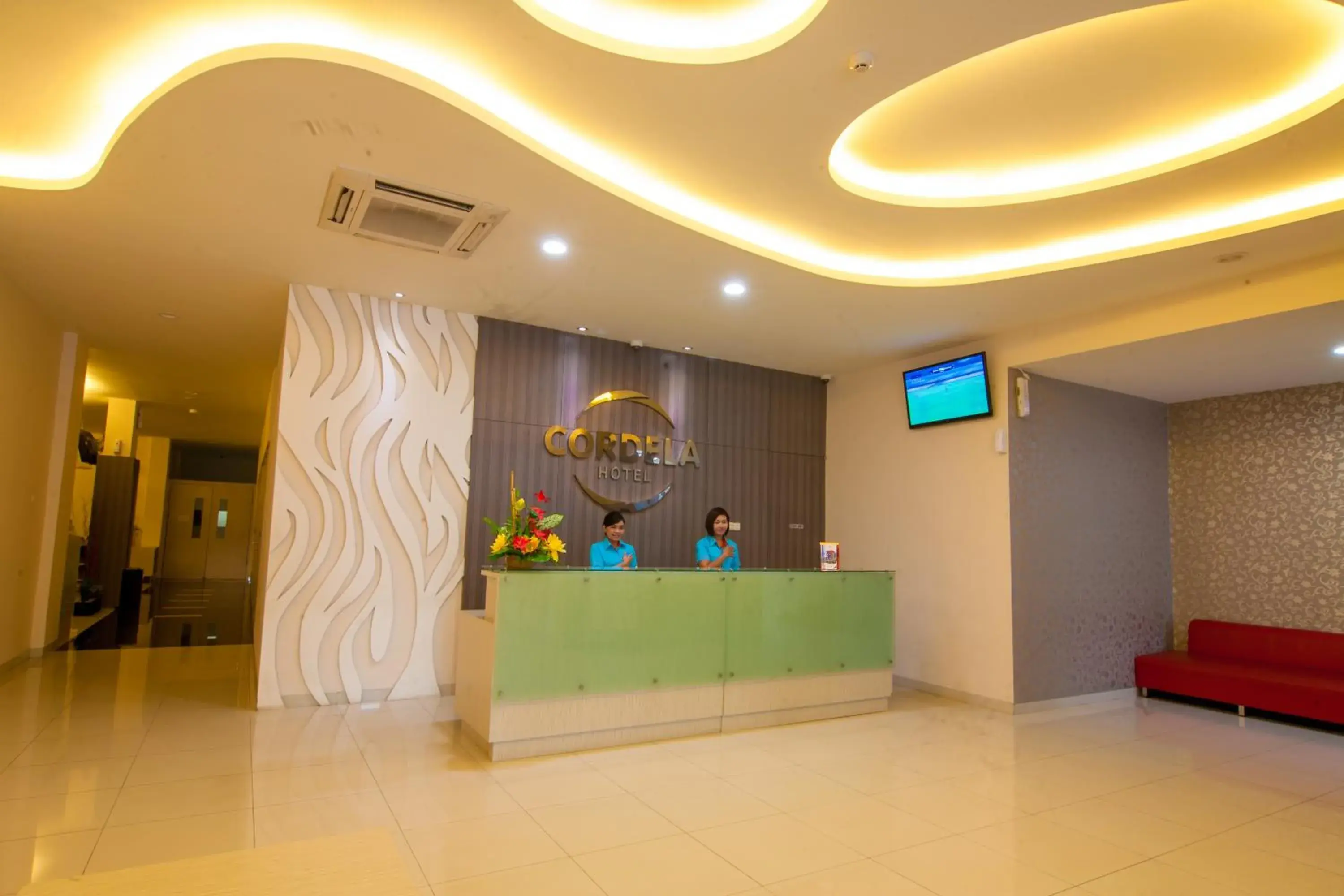 Lobby or reception in Cordela Hotel Medan Lobby or reception in Cordela Hotel Medan