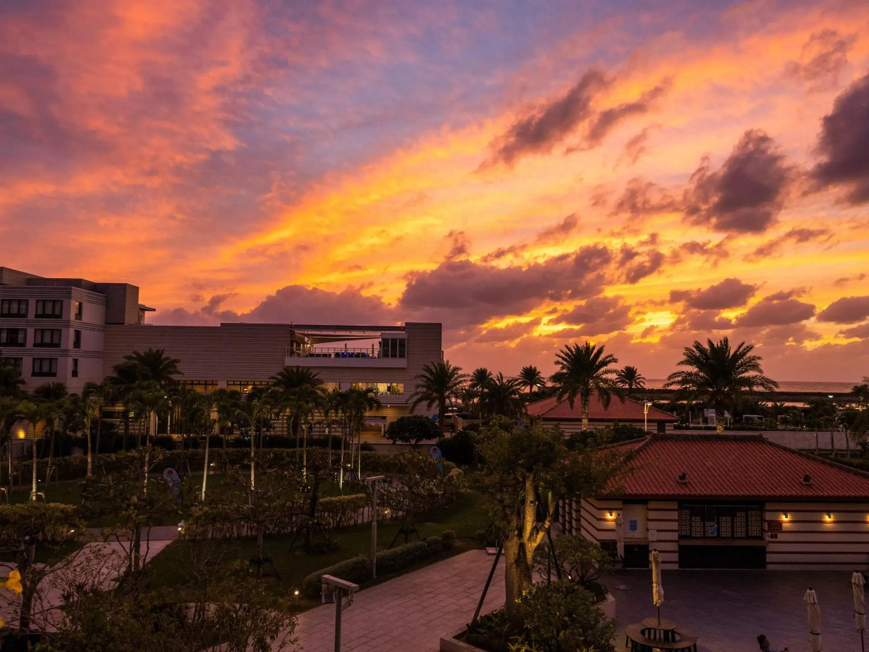 Property building in Hilton Okinawa Chatan Resort Property building in Hilton Okinawa Chatan Resort
