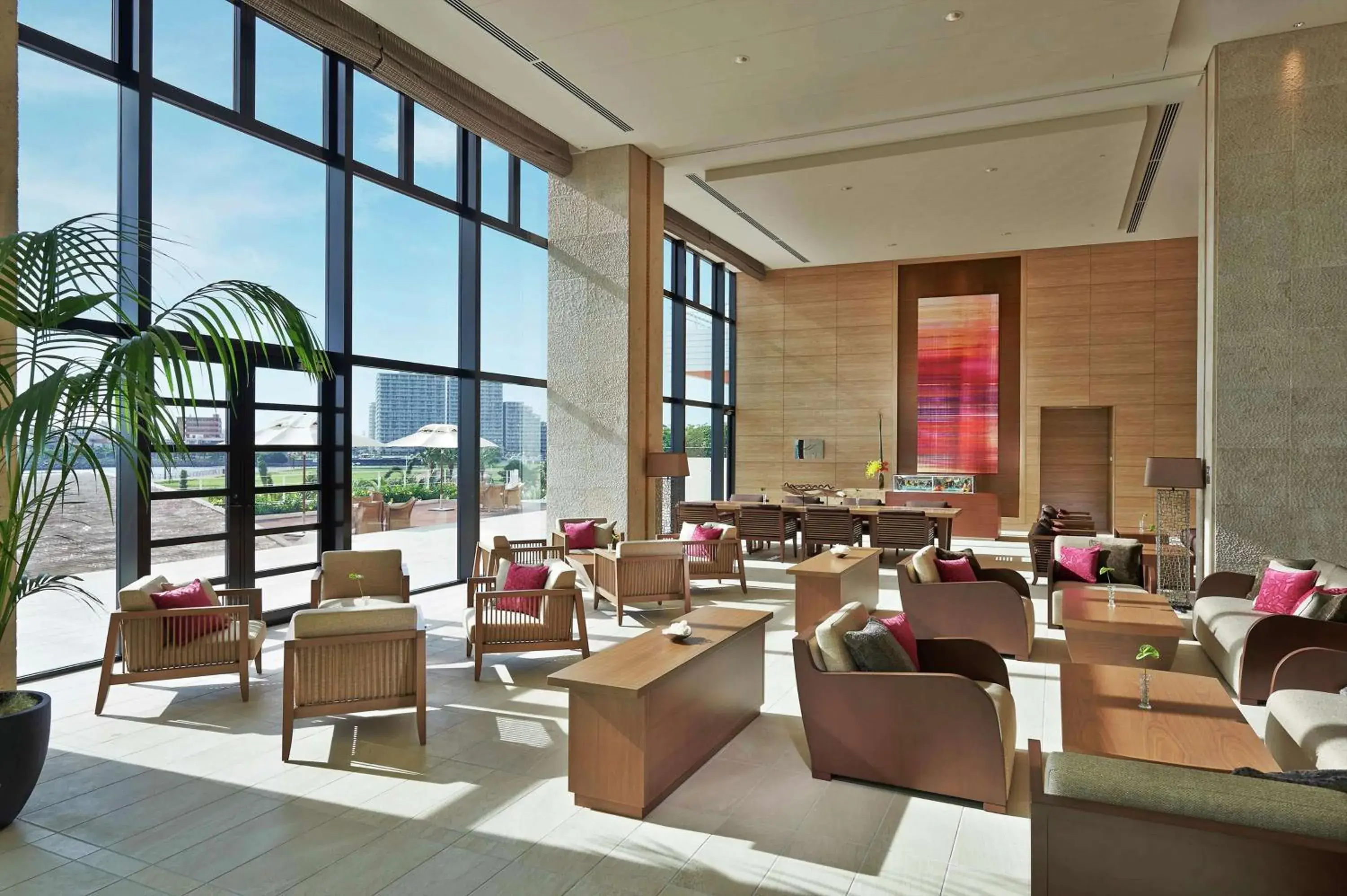 Lobby or reception in Hilton Okinawa Chatan Resort Lobby or reception in Hilton Okinawa Chatan Resort