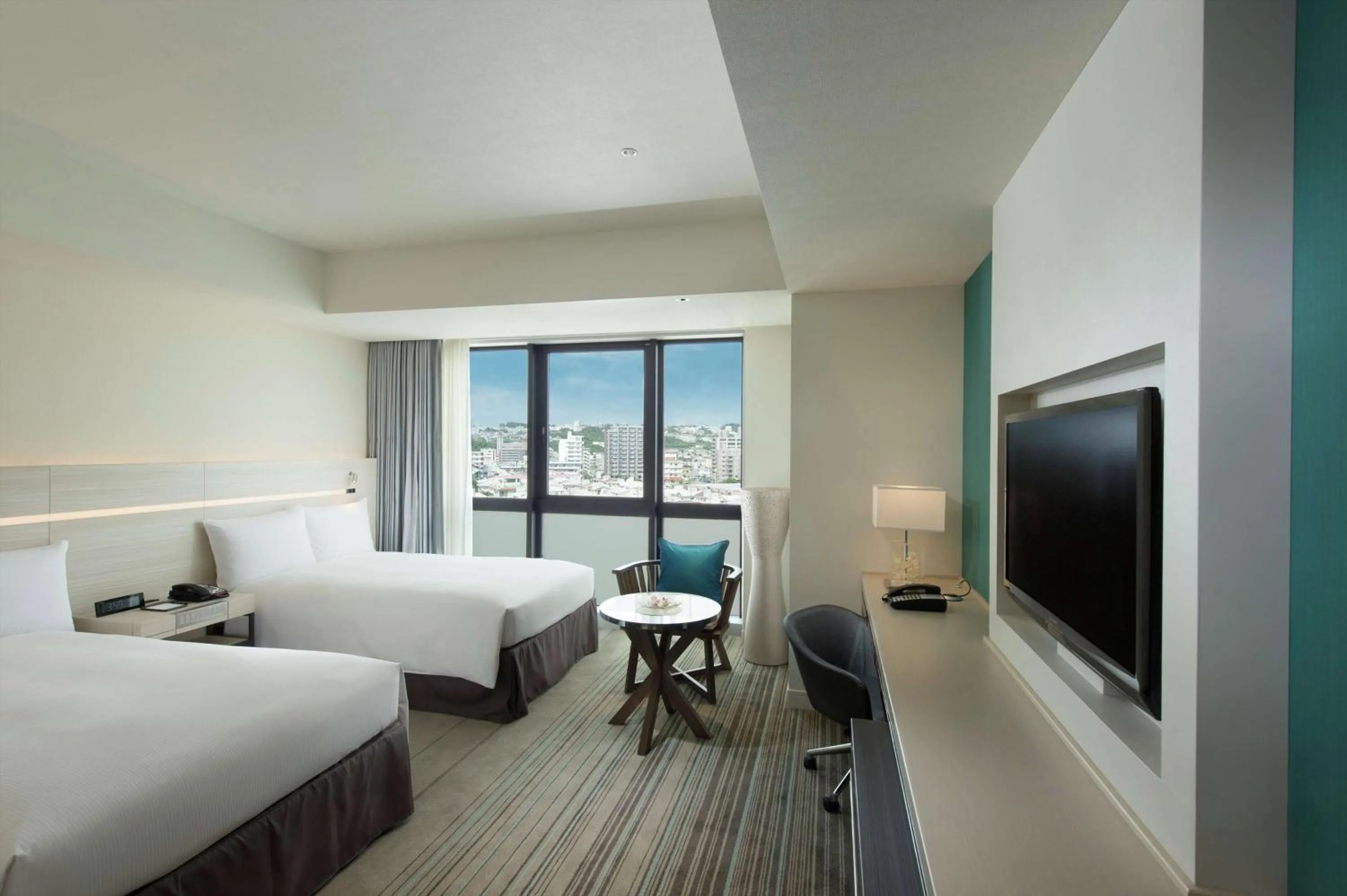 Bedroom, Bed in Hilton Okinawa Chatan Resort