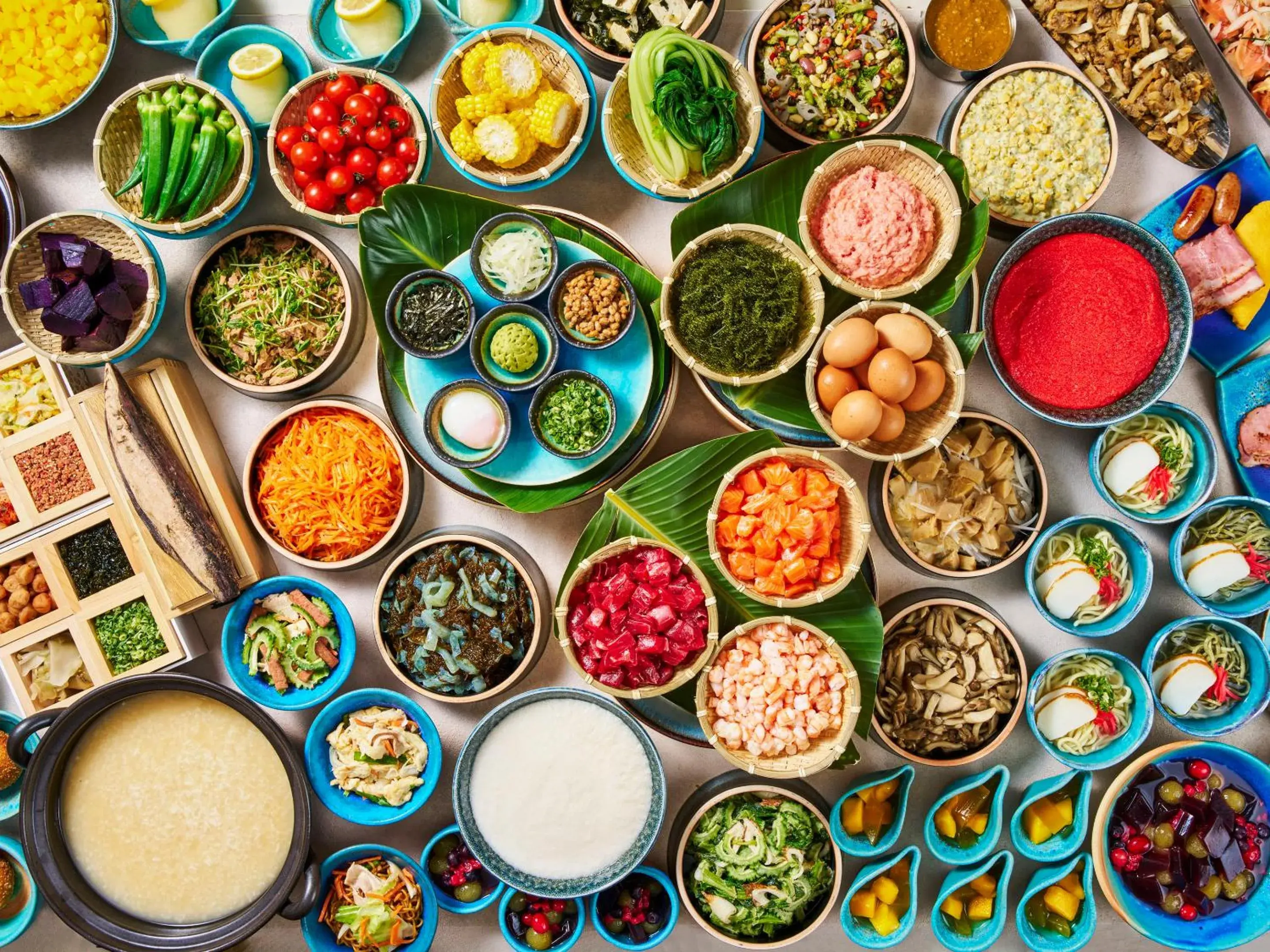 Breakfast in Hilton Okinawa Chatan Resort Breakfast in Hilton Okinawa Chatan Resort