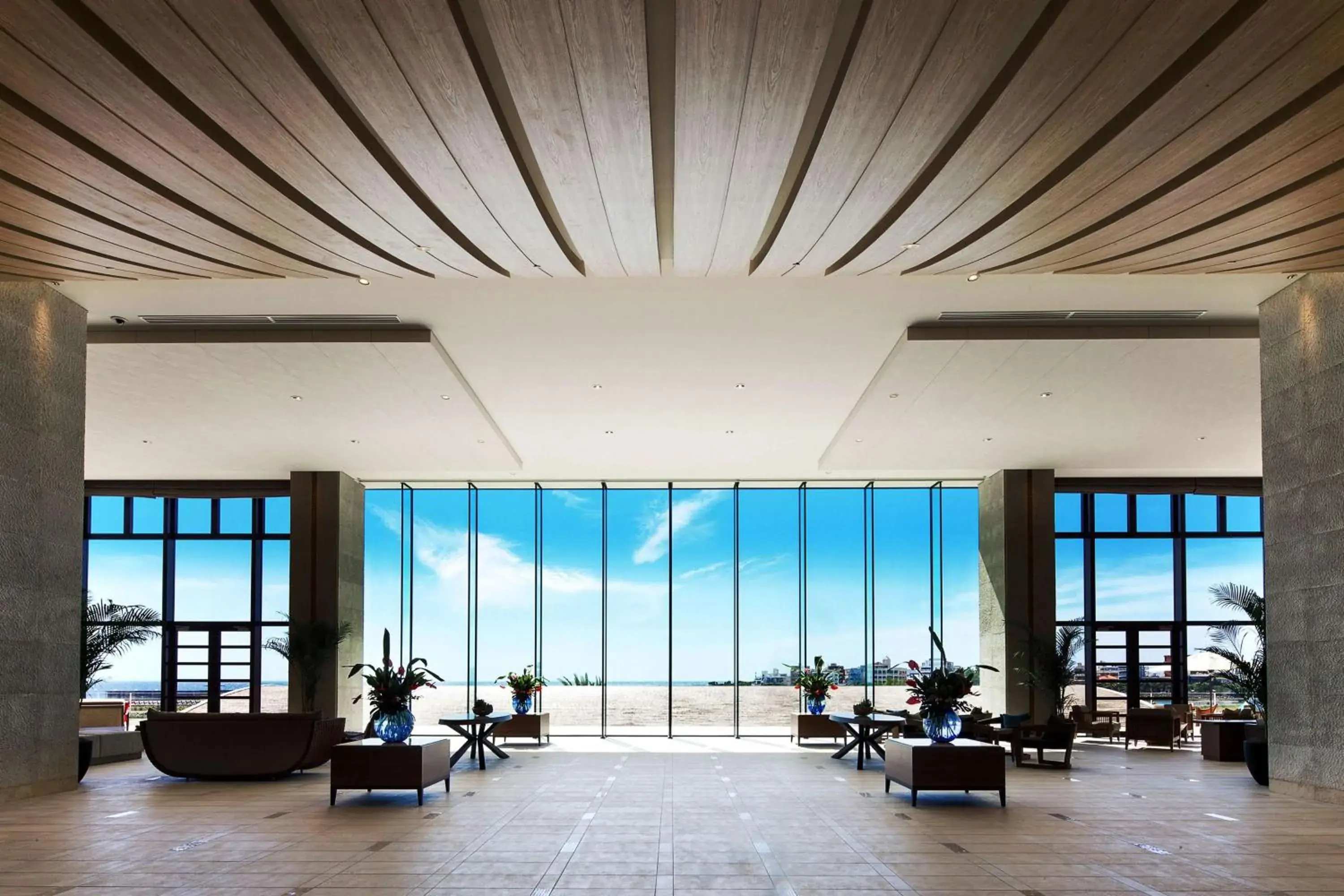 Lobby or reception in Hilton Okinawa Chatan Resort Lobby or reception in Hilton Okinawa Chatan Resort