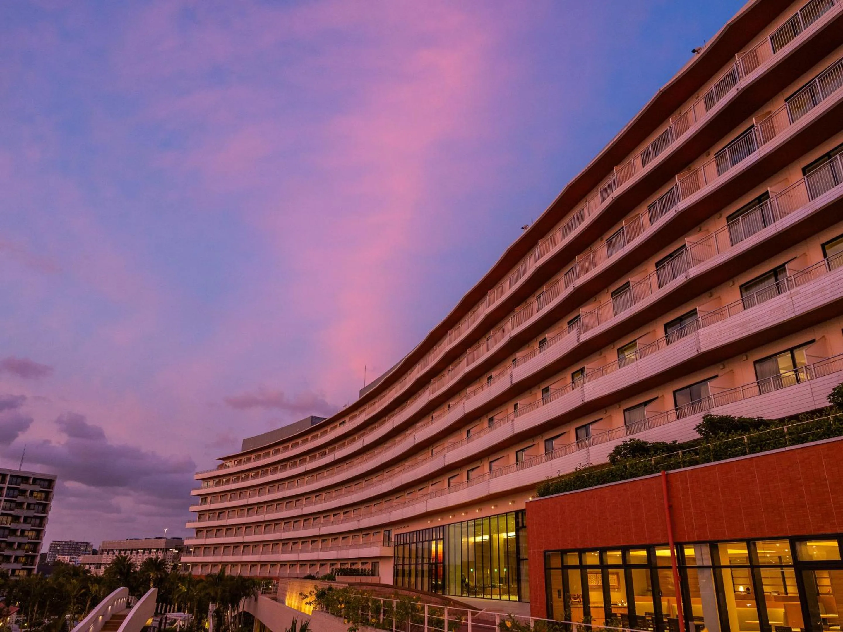 Property building in Hilton Okinawa Chatan Resort