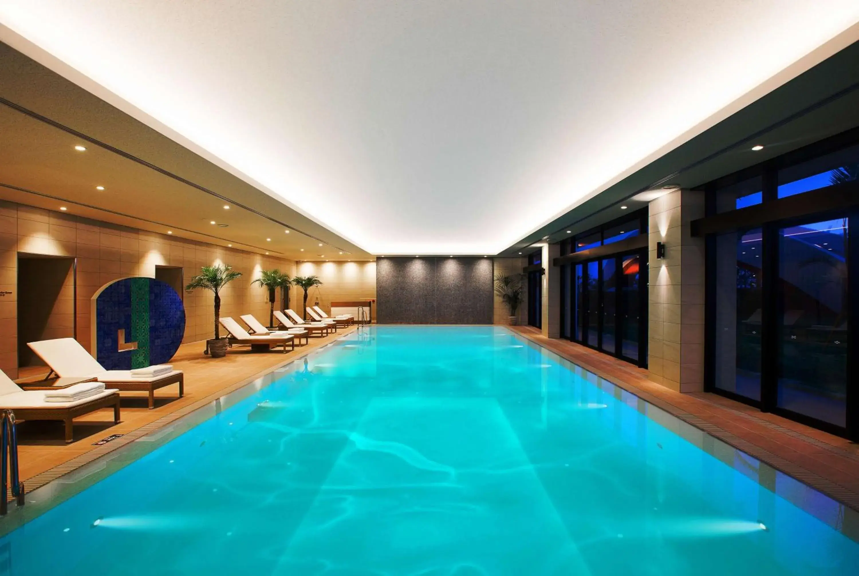 Pool view in Hilton Okinawa Chatan Resort Pool view in Hilton Okinawa Chatan Resort