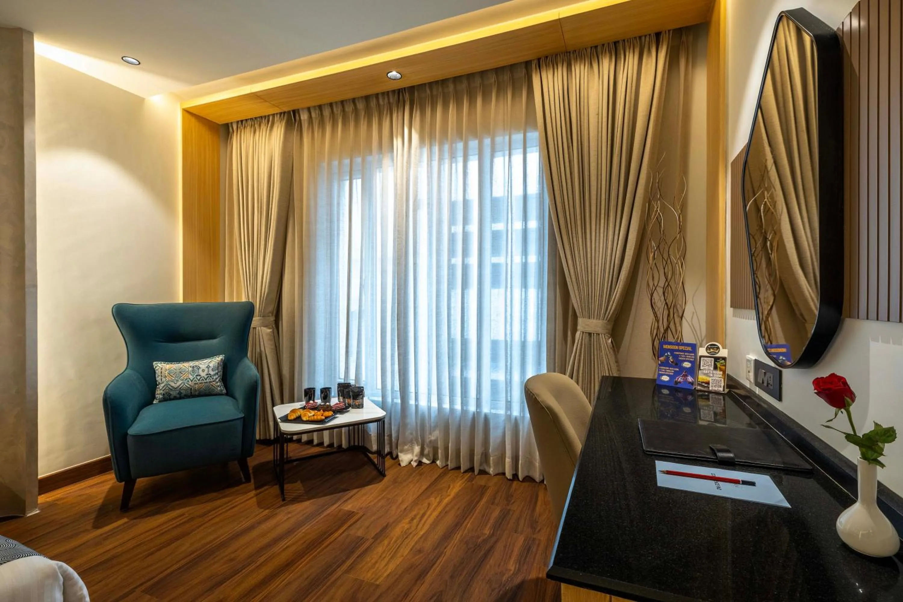 Seating area in Citrine